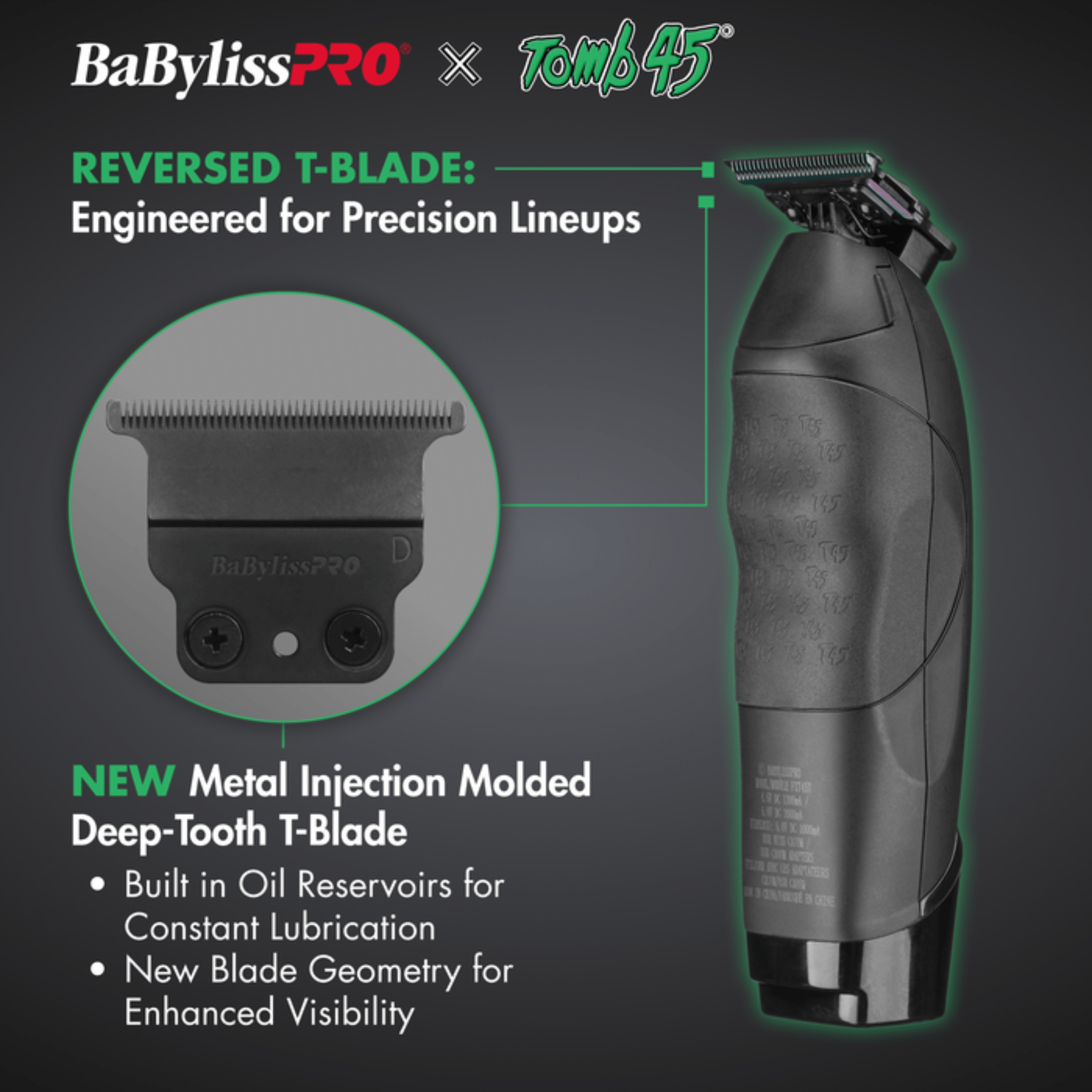 Babyliss. Tondeuse de Finition à Chargement Sans Fil Tomb45 - Concept C. Shop