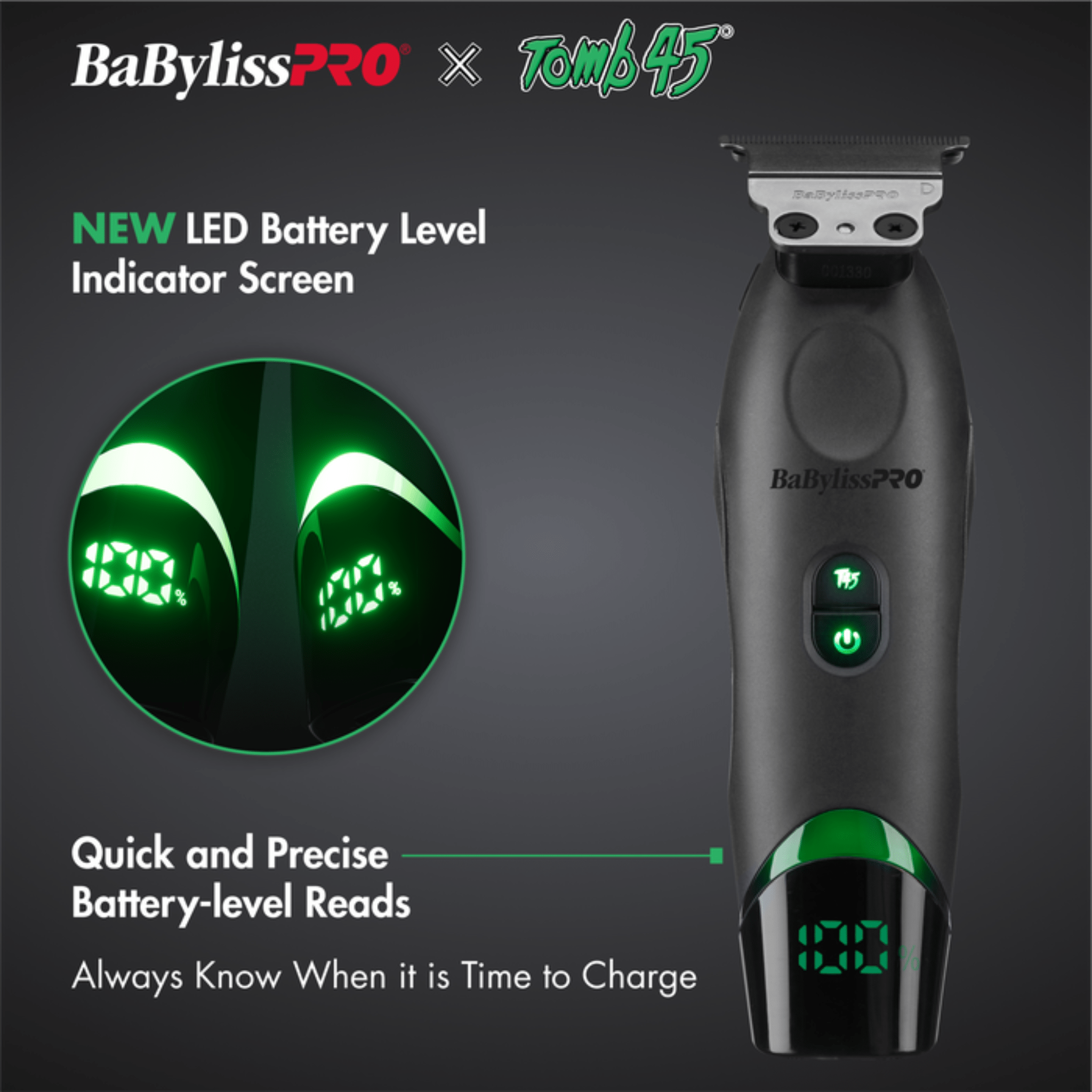 Babyliss. Tondeuse de Finition à Chargement Sans Fil Tomb45 - Concept C. Shop