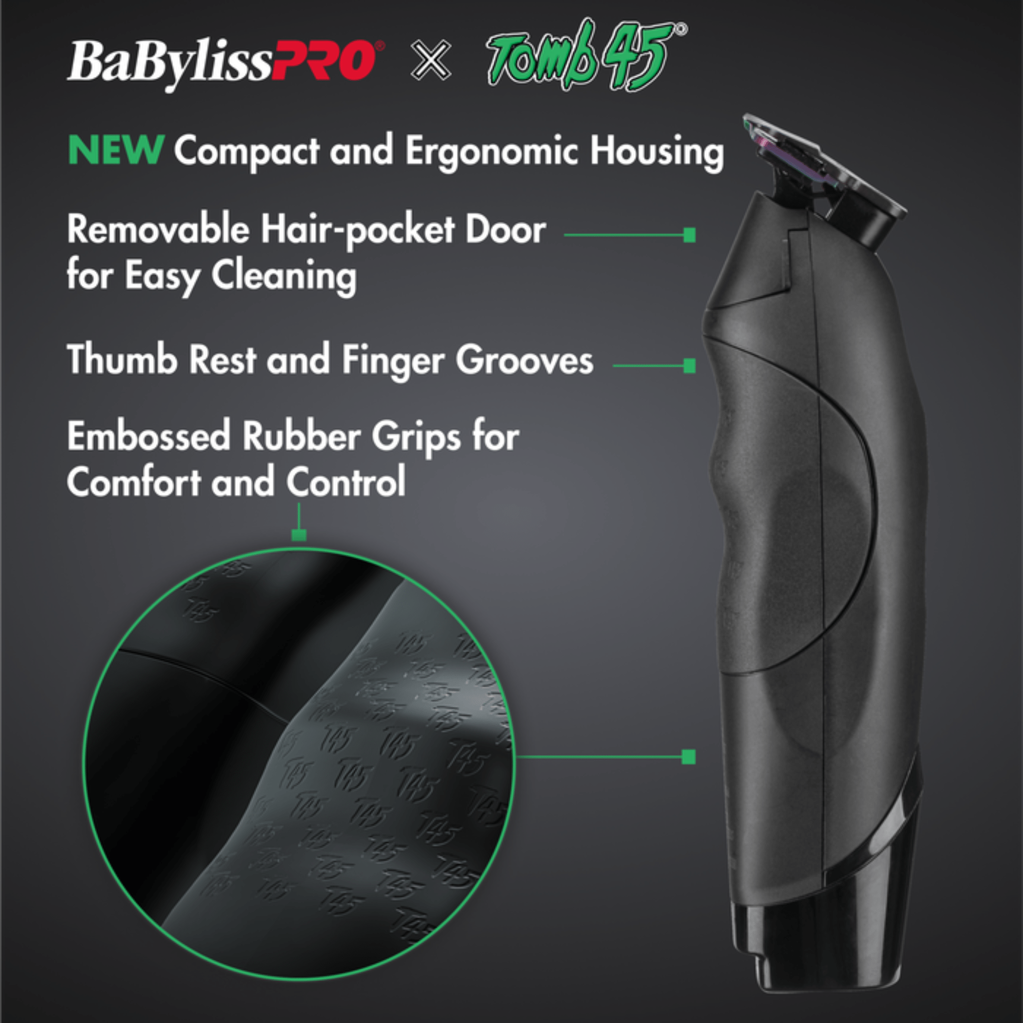 Babyliss. Tondeuse de Finition à Chargement Sans Fil Tomb45 - Concept C. Shop