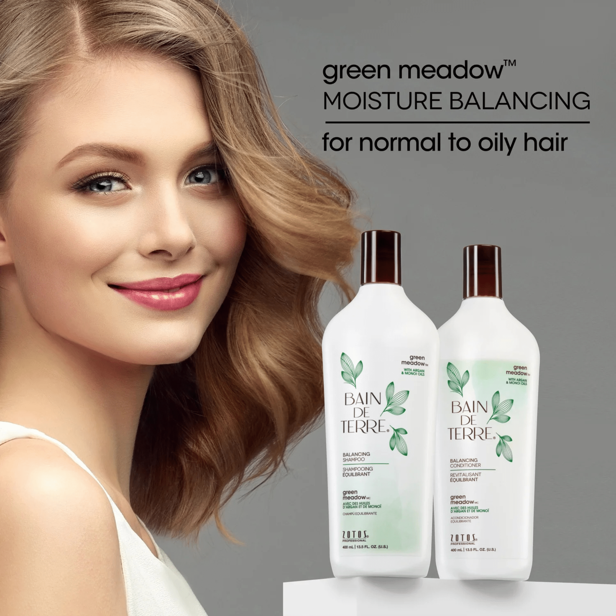 Bain de Terre. Revitalisant Équilibrant Green Meadow - 400 ml - Concept C. Shop