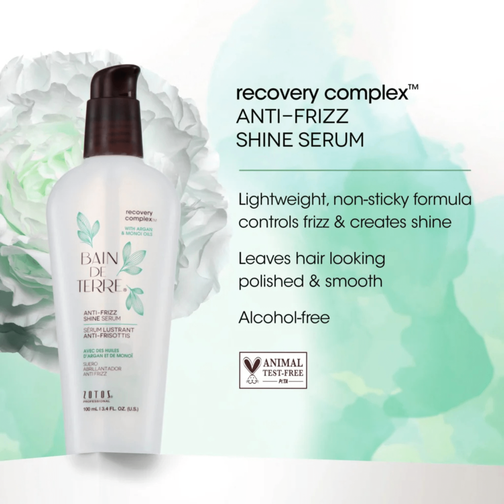 Bain De Terre. Sérum Lustrant Anti - Frisottis Recovery Complex - 100 ml - Concept C. Shop