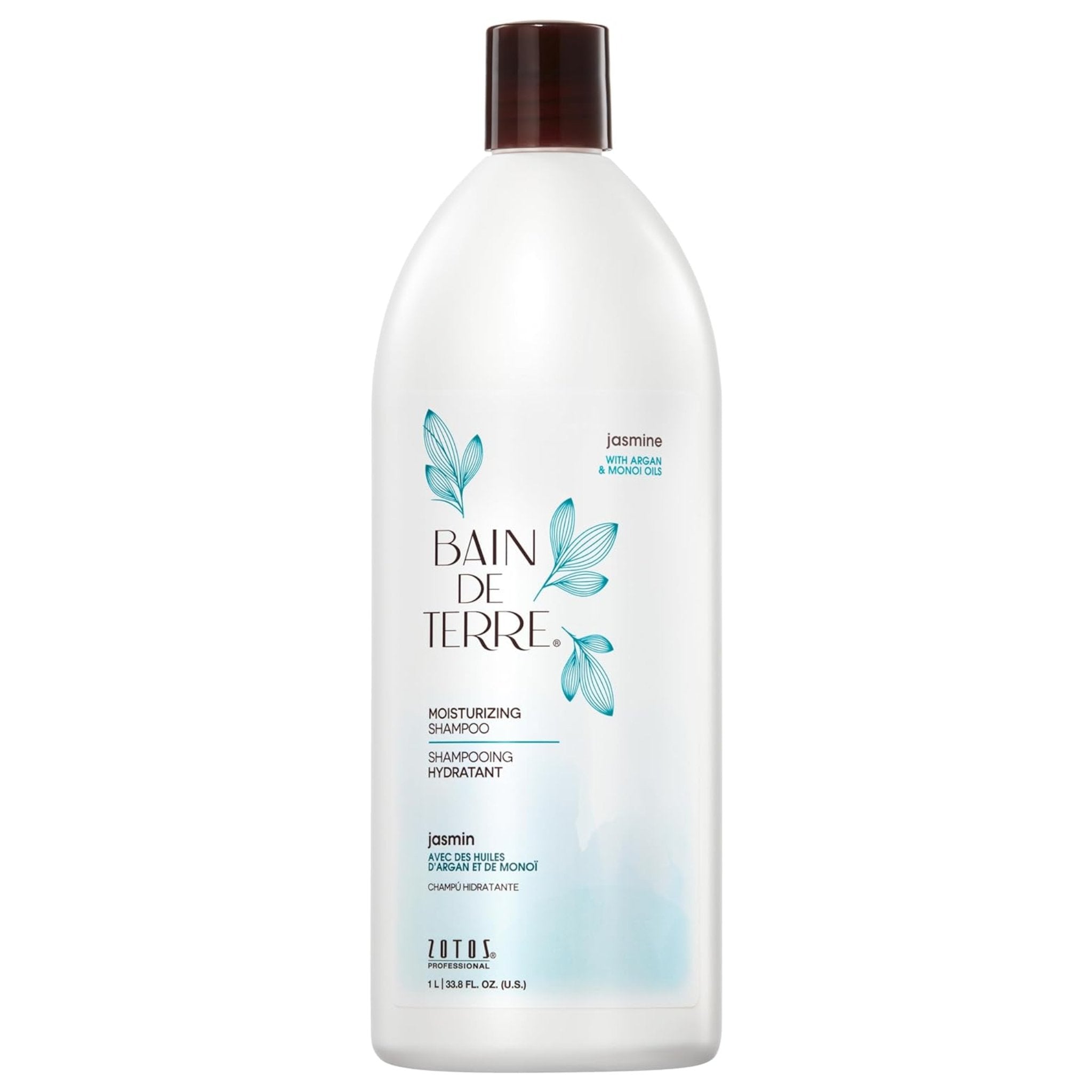 Bain de Terre. Shampoing Hydratant Jasmine - 1000ml - Concept C. Shop