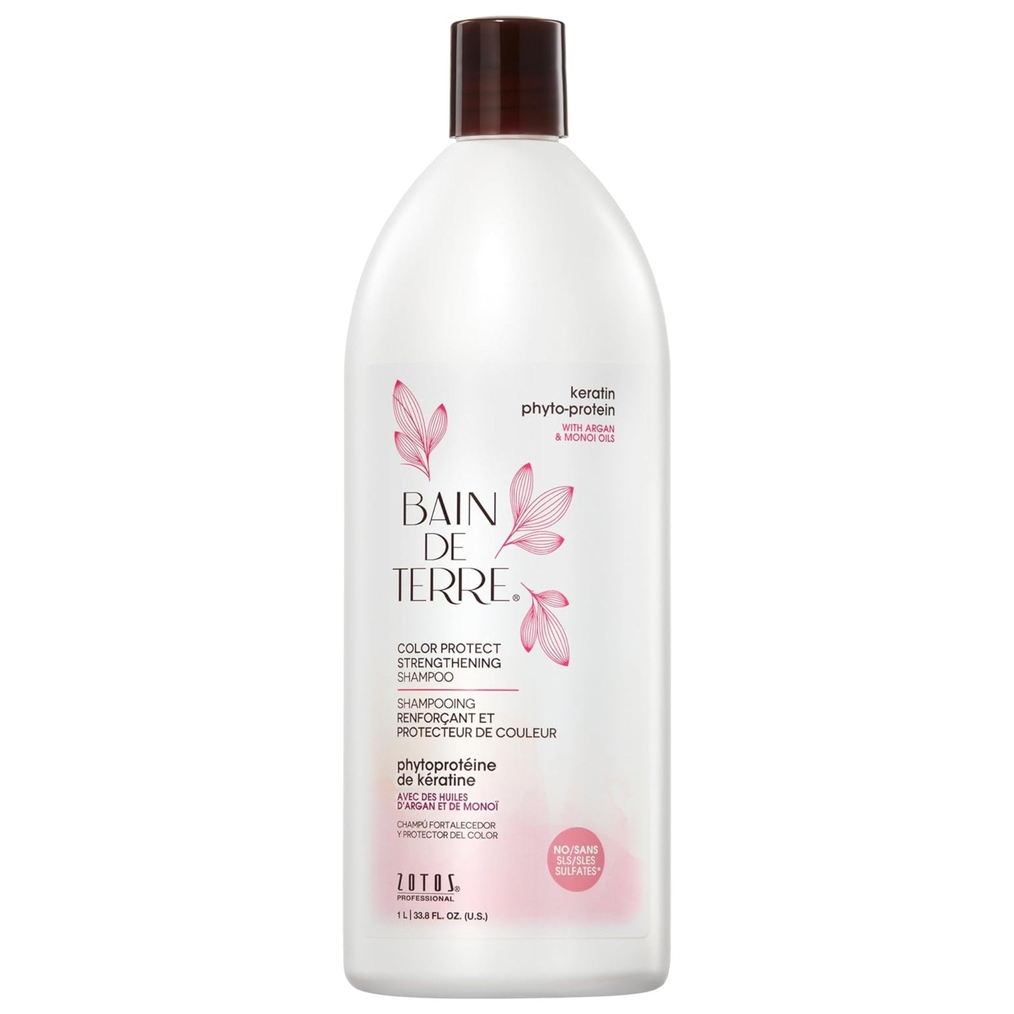 Bain de Terre. Shampoing Renforçant Keratin Phyto - Protein - 1000ml - Concept C. Shop