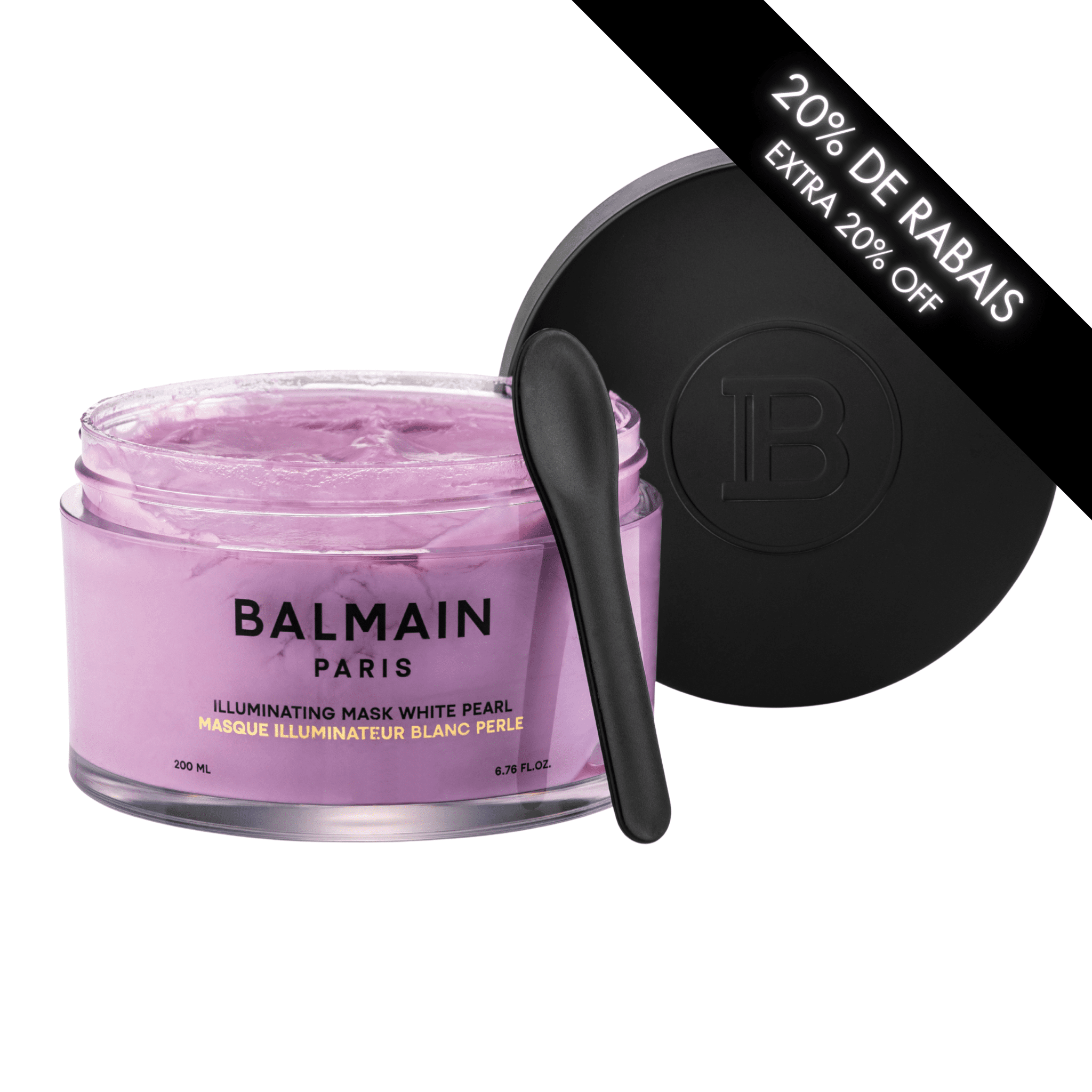 Balmain. Masque Illuminateur Blanc Perle - 200 ml - Concept C. Shop