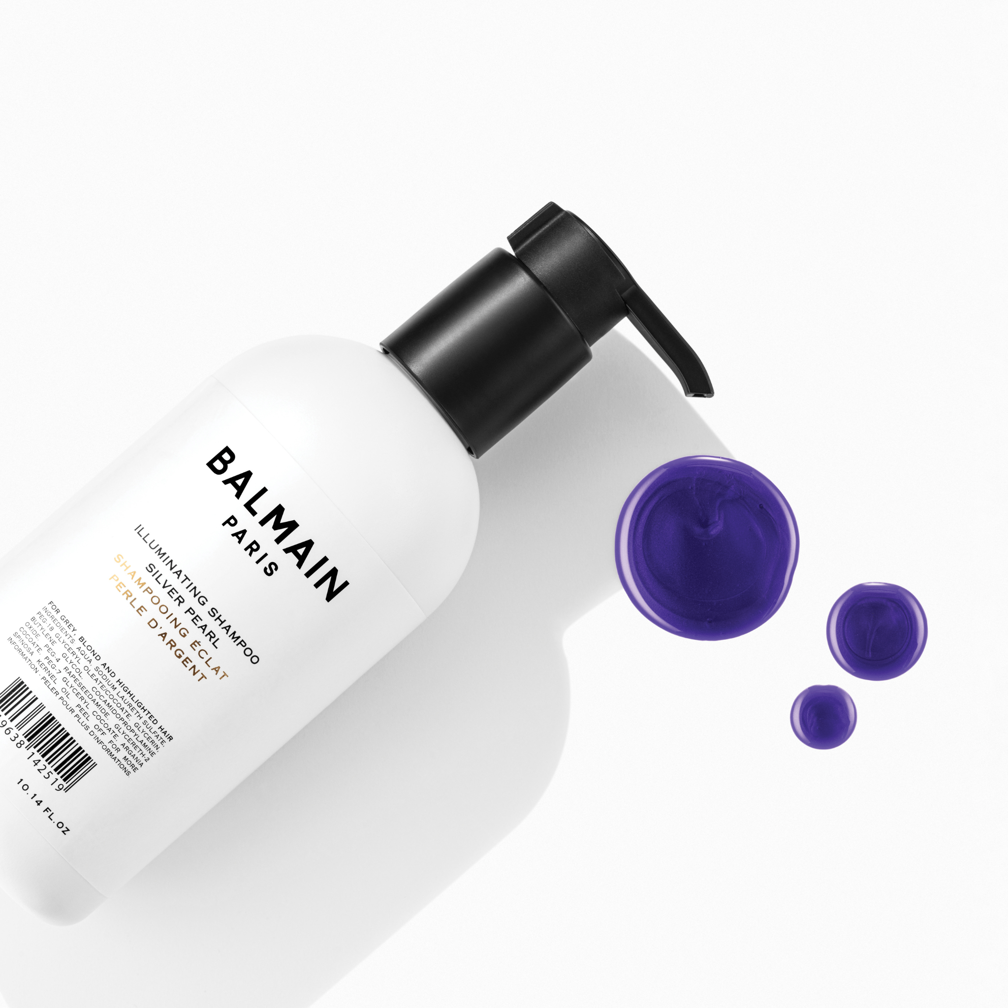 Balmain. Shampoing Violet Éclat Perle D'Argent - 300 ml (Lancement le 30 Octobre) - Concept C. Shop