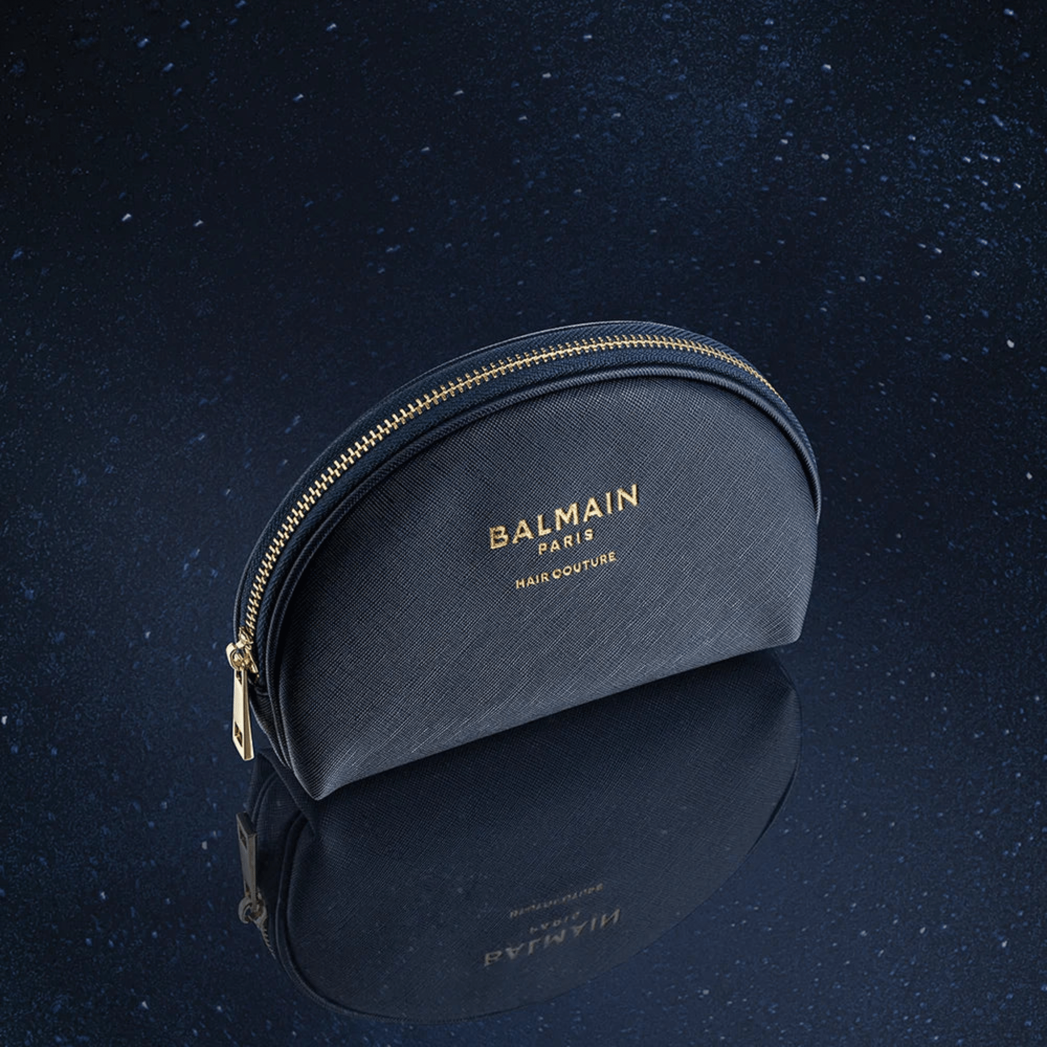 Balmain. Trousse À Cosmétiques Cosmic Sapphire - Édition Limitée - Concept C. Shop