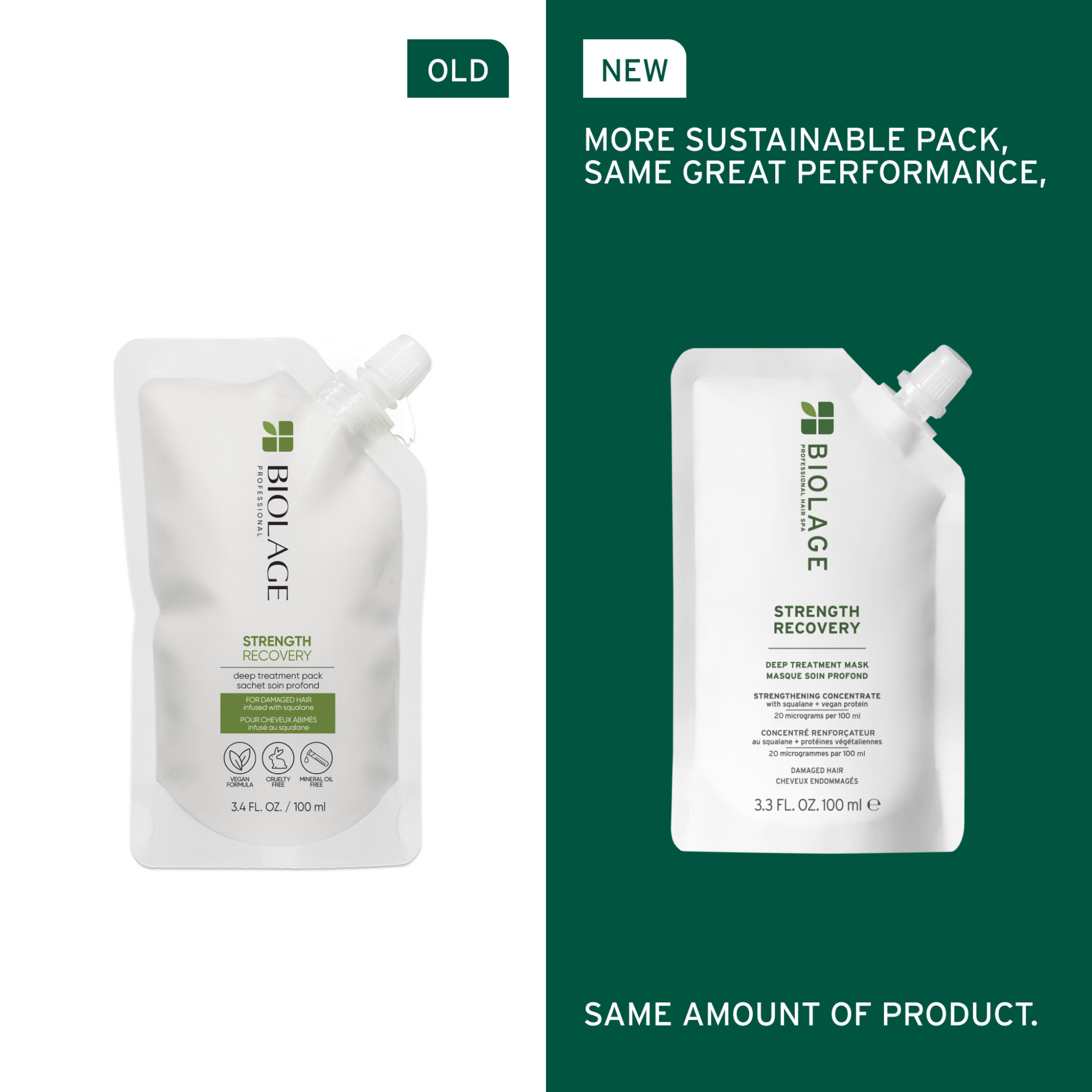 Biolage. Masque Soin Profond Strength Recovery - 100 ml - Concept C. Shop