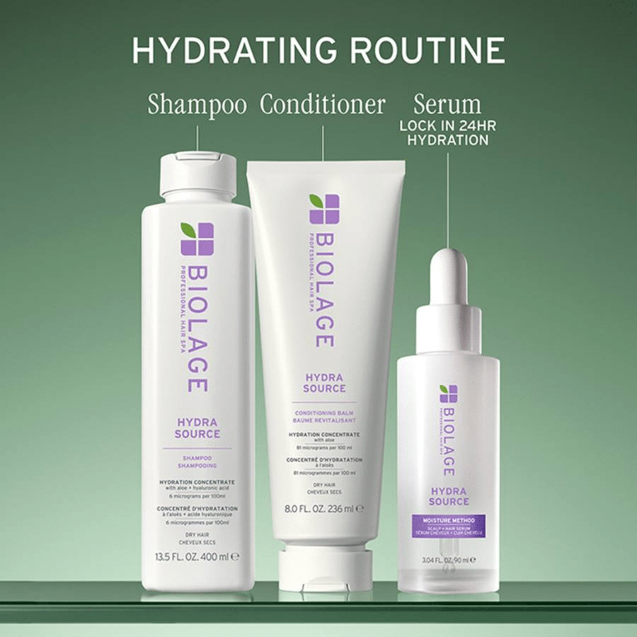 Biolage. Sérum Hydratant Cheveux Et Cuir Chevelu Moisture Method Hydra Source - 90 ml - Concept C. Shop