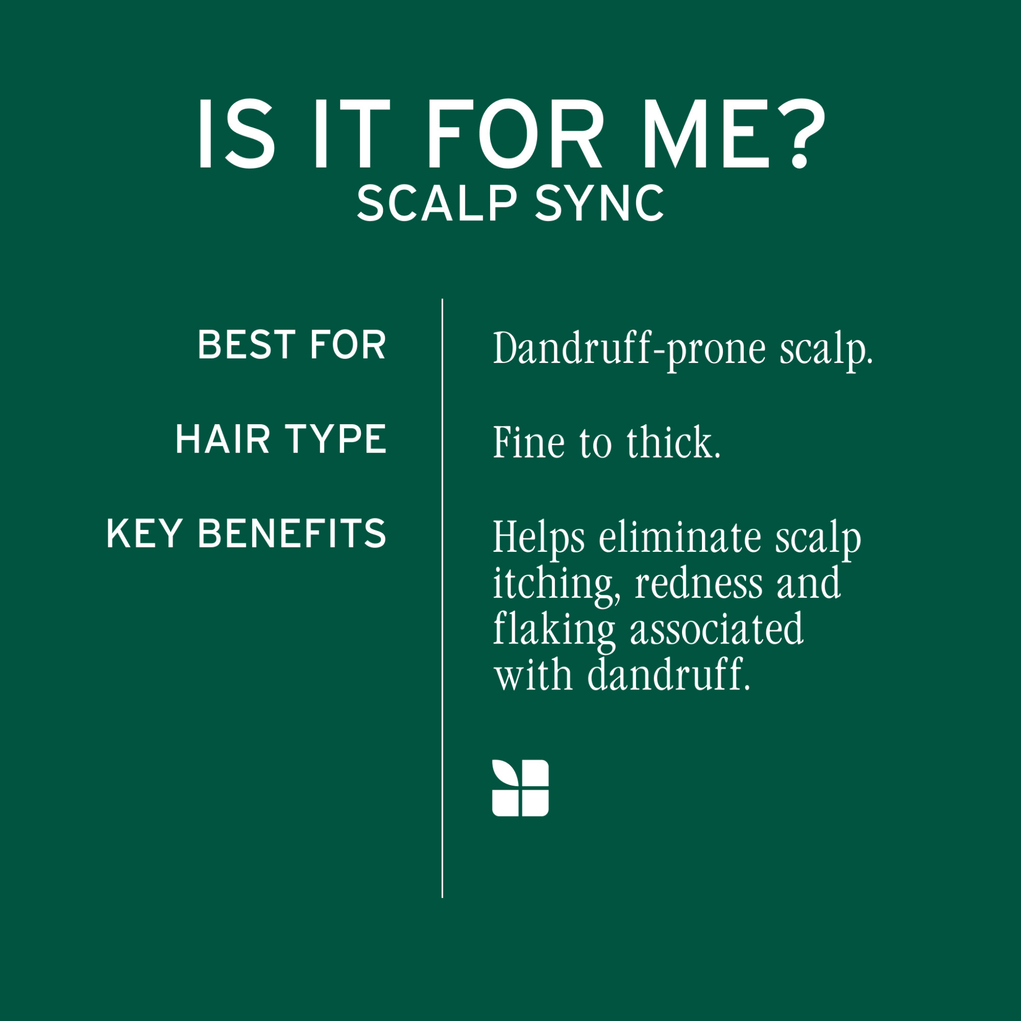 Biolage. Shampoing Anti - Pelliculaire Scalp Sync - 1000 ml - Concept C. Shop