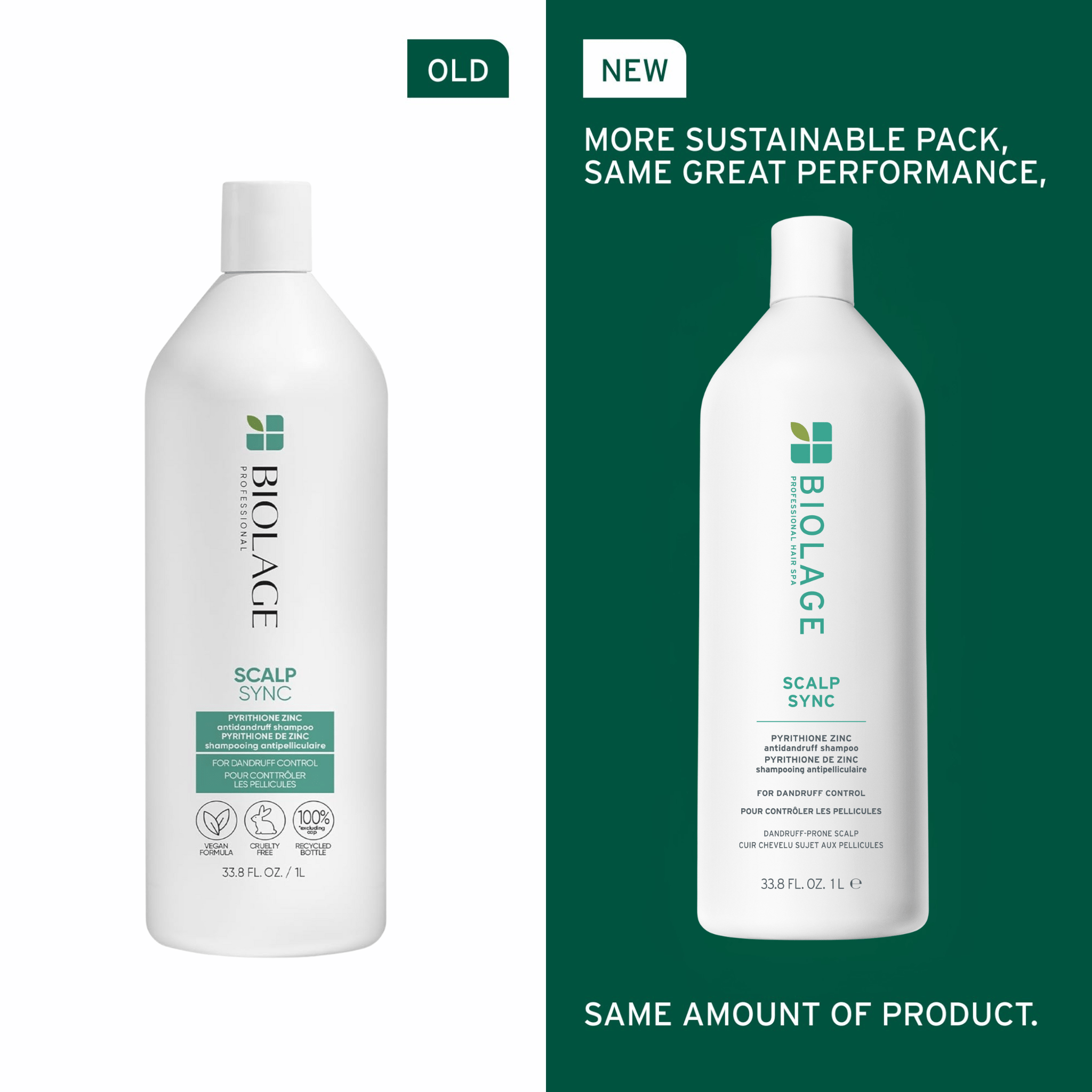 Biolage. Shampoing Anti - Pellicules Scalp Sync - 1000 ml - Concept C. Shop