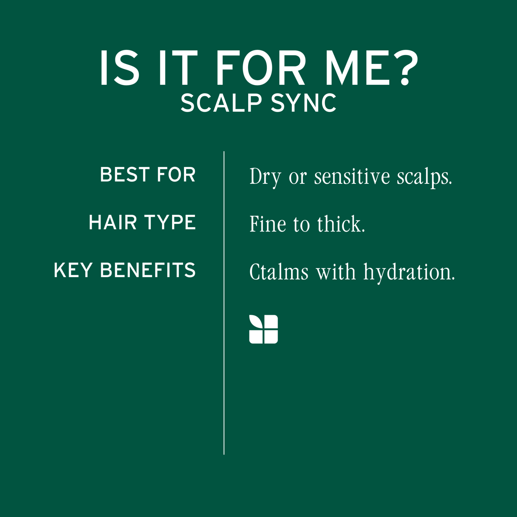 Biolage. Shampoing Apaisant Scalp Sync - 1000 ml - Concept C. Shop