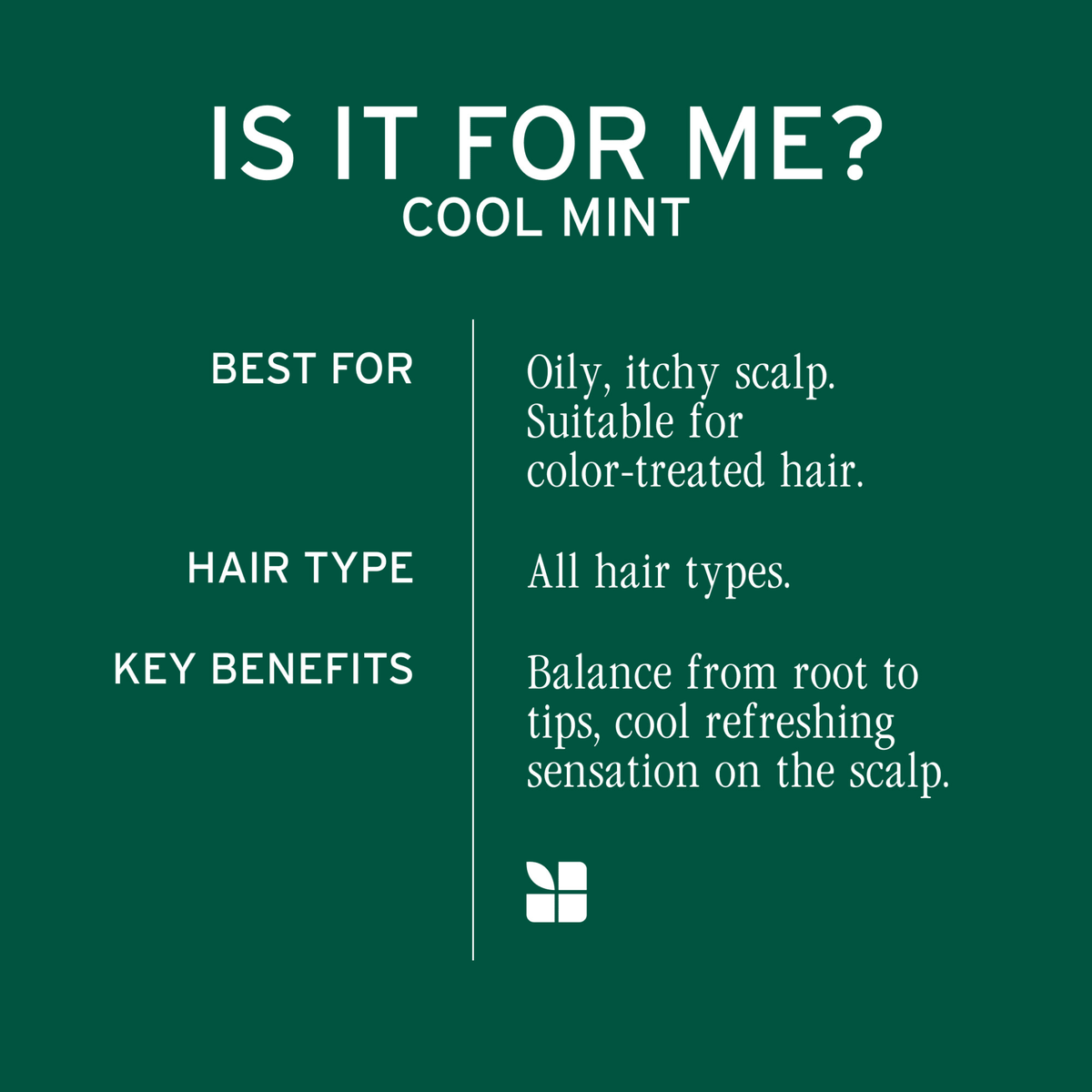 Biolage. Shampoing Équilibrant Cool Mint Scalp Sync - 1000 ml - Concept C. Shop