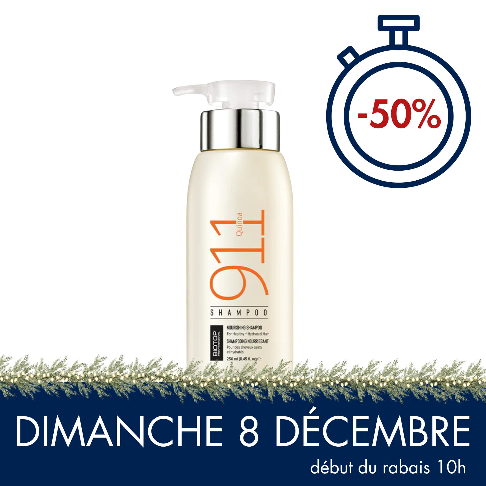 Biotop. Shampoing 911 Quinoa - 250 ml - Concept C. Shop