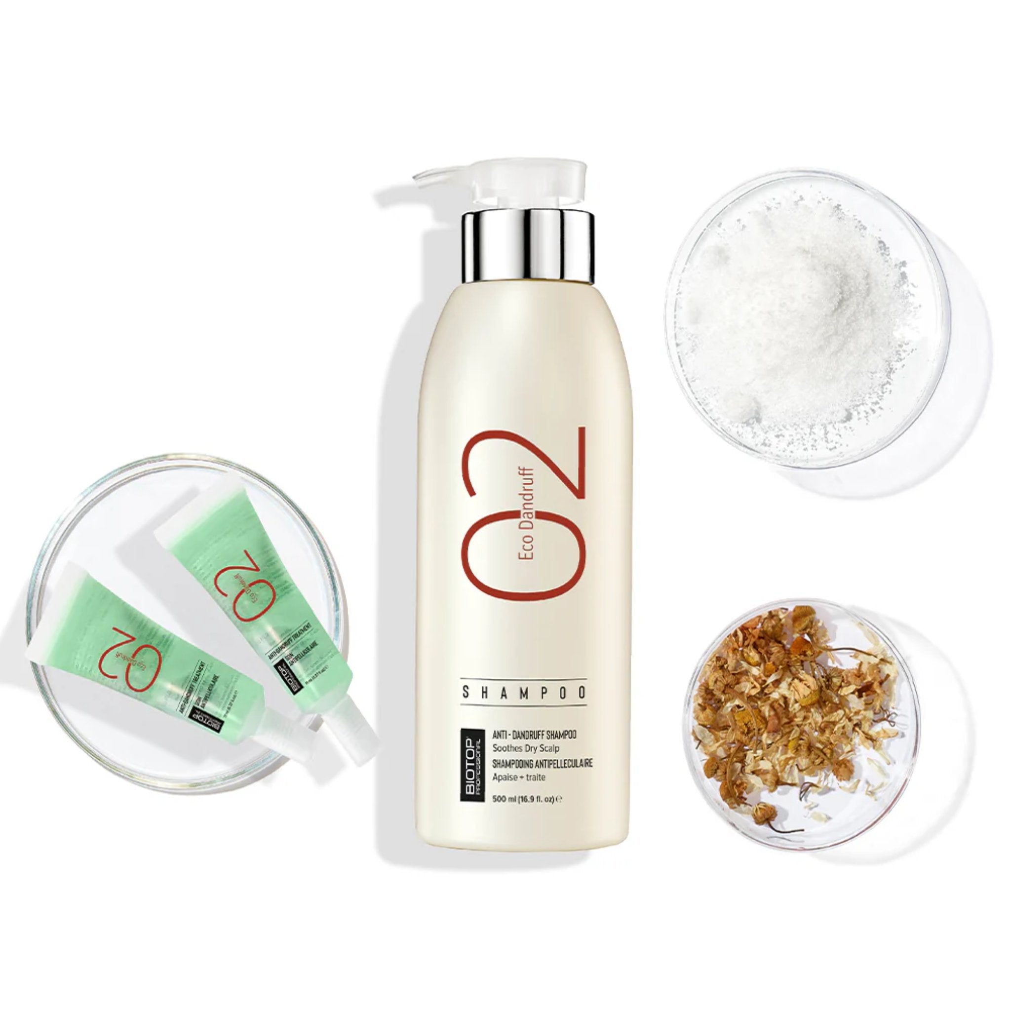 Biotop. Shampoing Anti - Pelliculaire 02 Eco Drandruff - 500 ml - Concept C. Shop