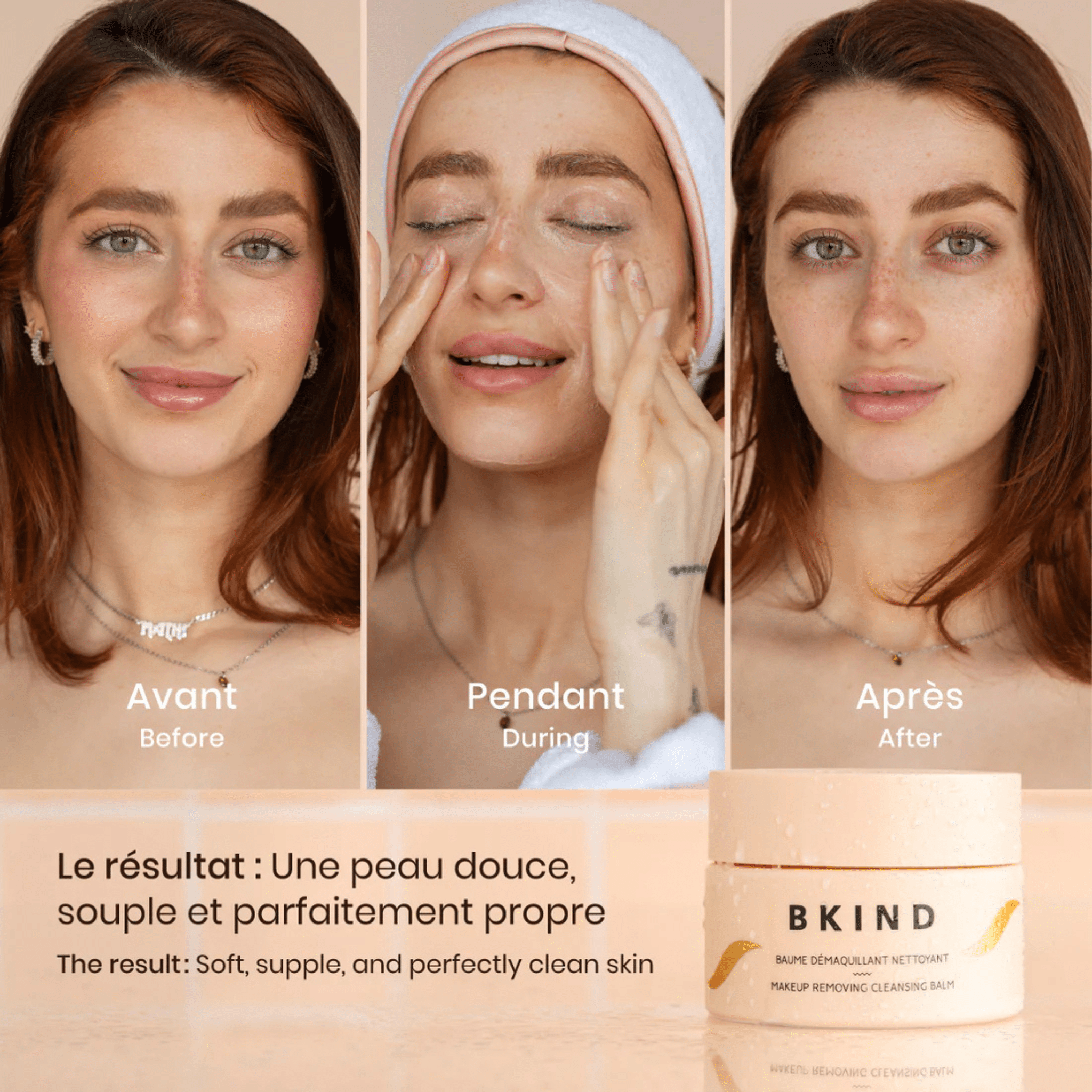 BKIND. Baume Démaquillant Nettoyant - 100 g - Concept C. Shop