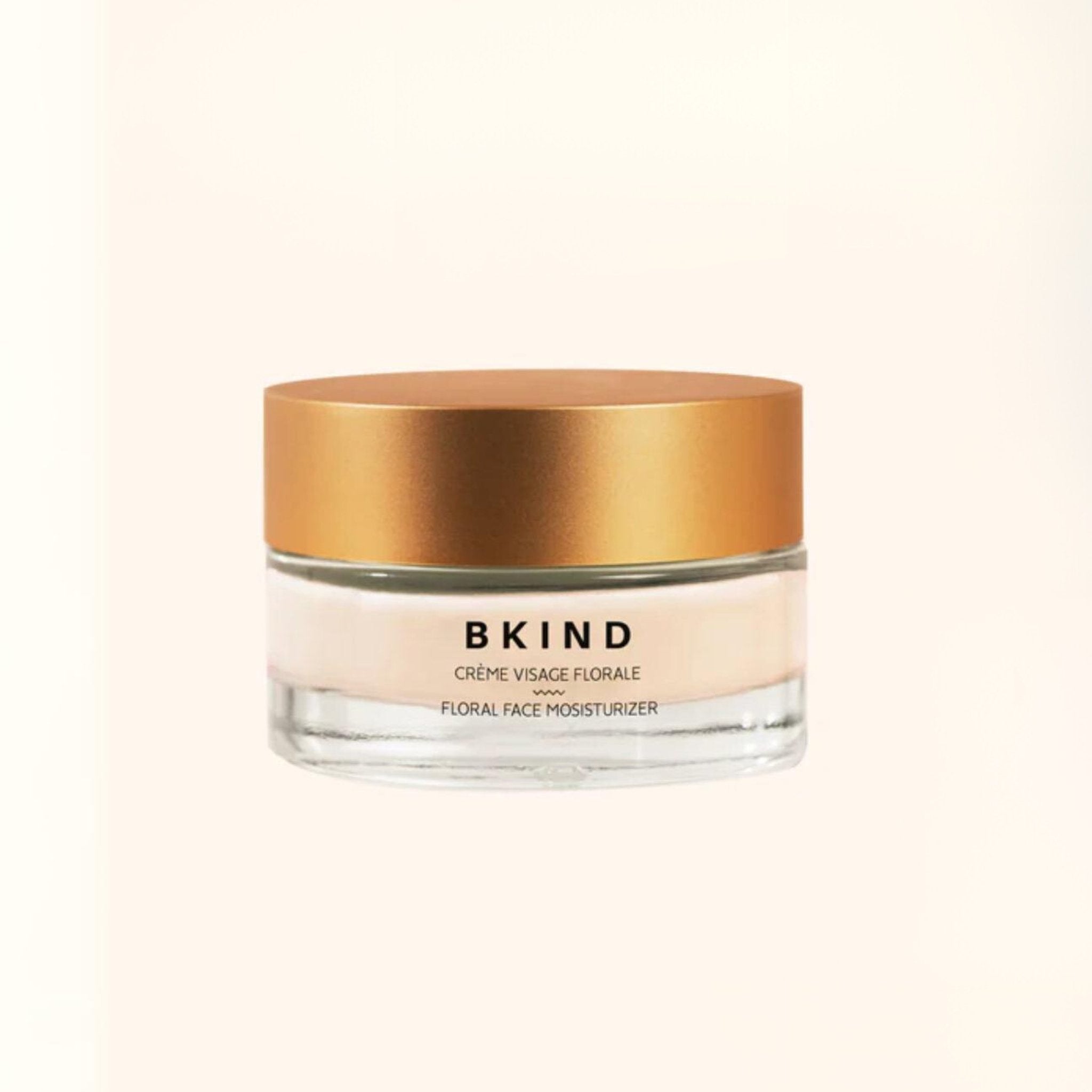 BKIND. Crème Visage Florale avec Acide Hyaluronique - 45 ml - Concept C. Shop