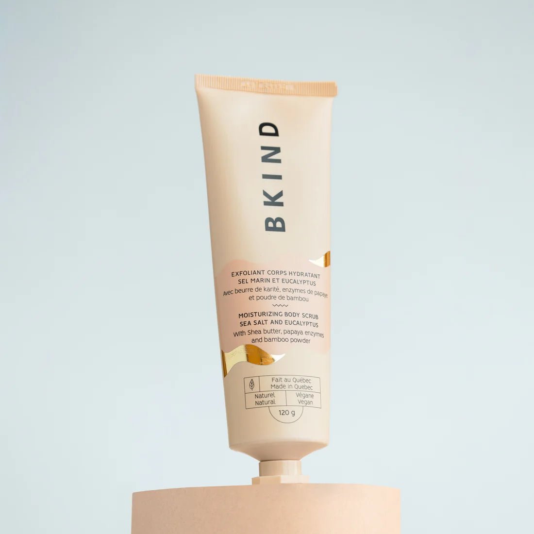 BKIND. Exfoliant Corporel Hydratant Sel Marin Et Eucalyptus - 120 g - Concept C. Shop