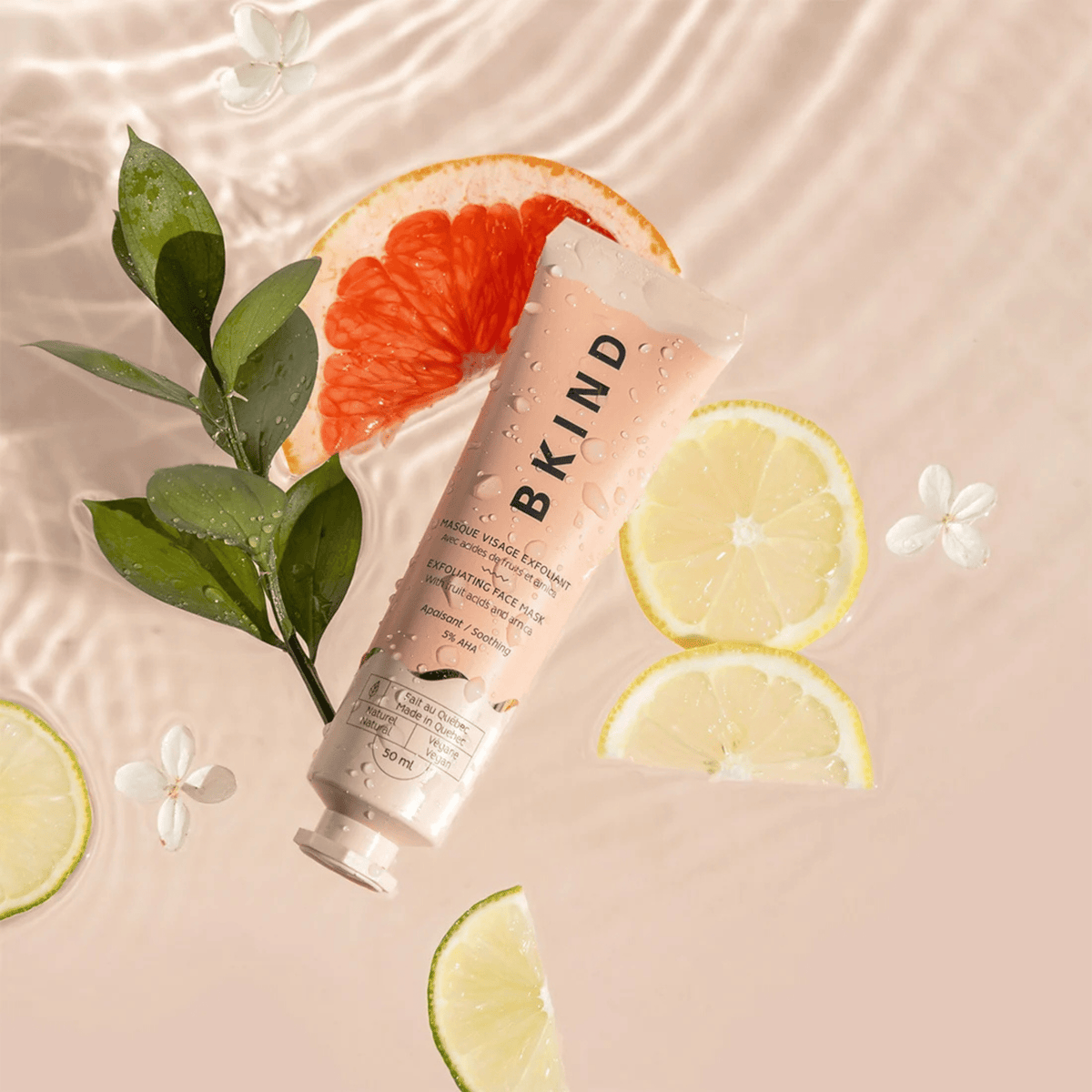 BKIND. Masque Visage Exfoliant Apaisant avec AHA - 50 ml - Concept C. Shop