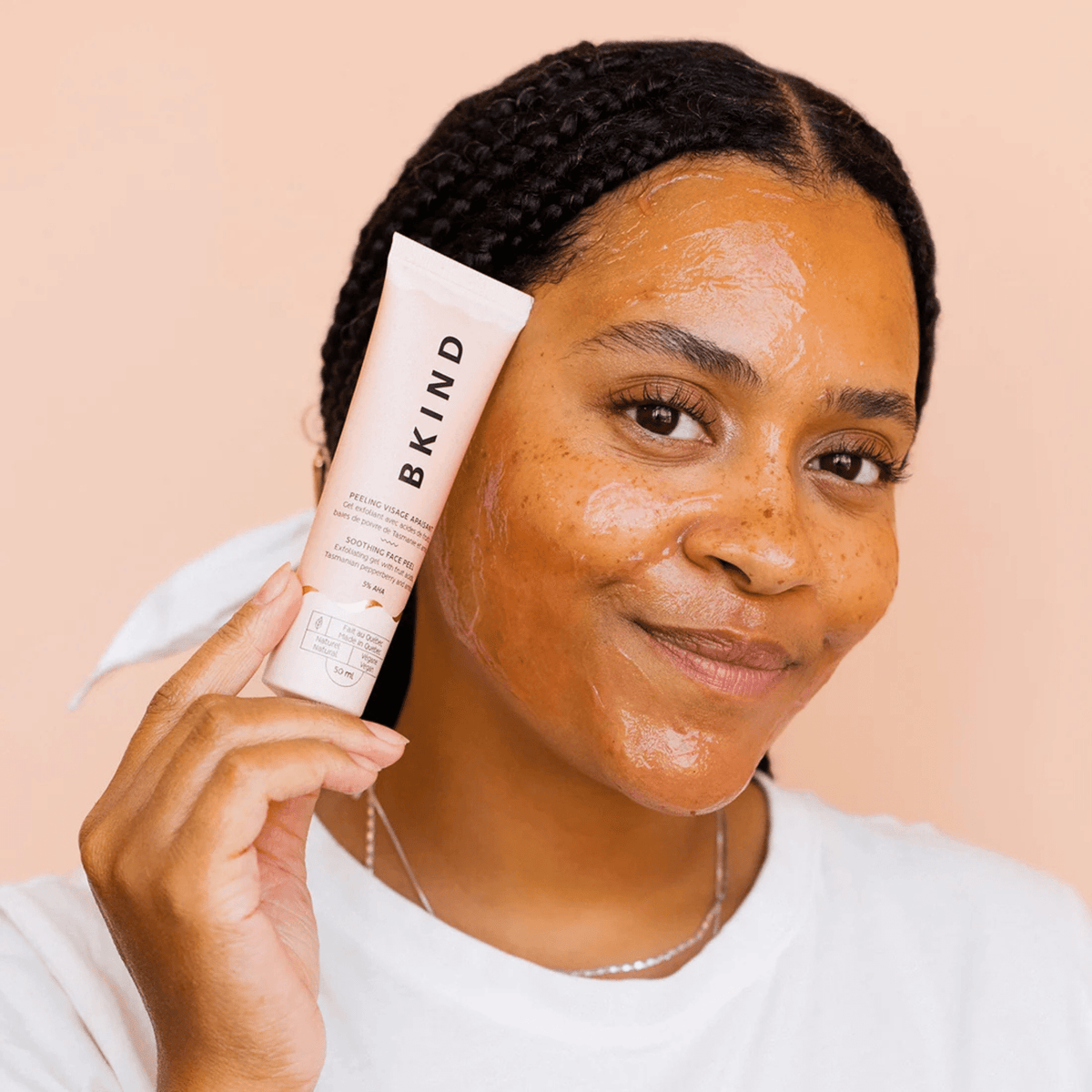BKIND. Masque Visage Exfoliant Apaisant avec AHA - 50 ml - Concept C. Shop