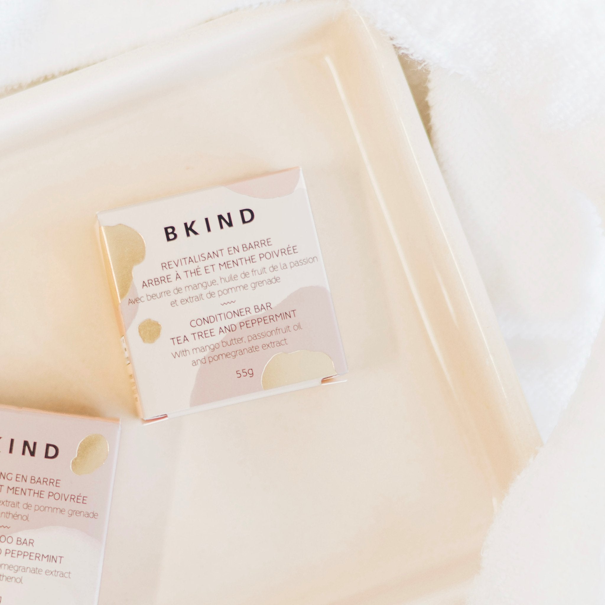 BKIND. Revitalisant en Barre Cheveux Colorés et/ou Blancs - 55 gr - Concept C. Shop