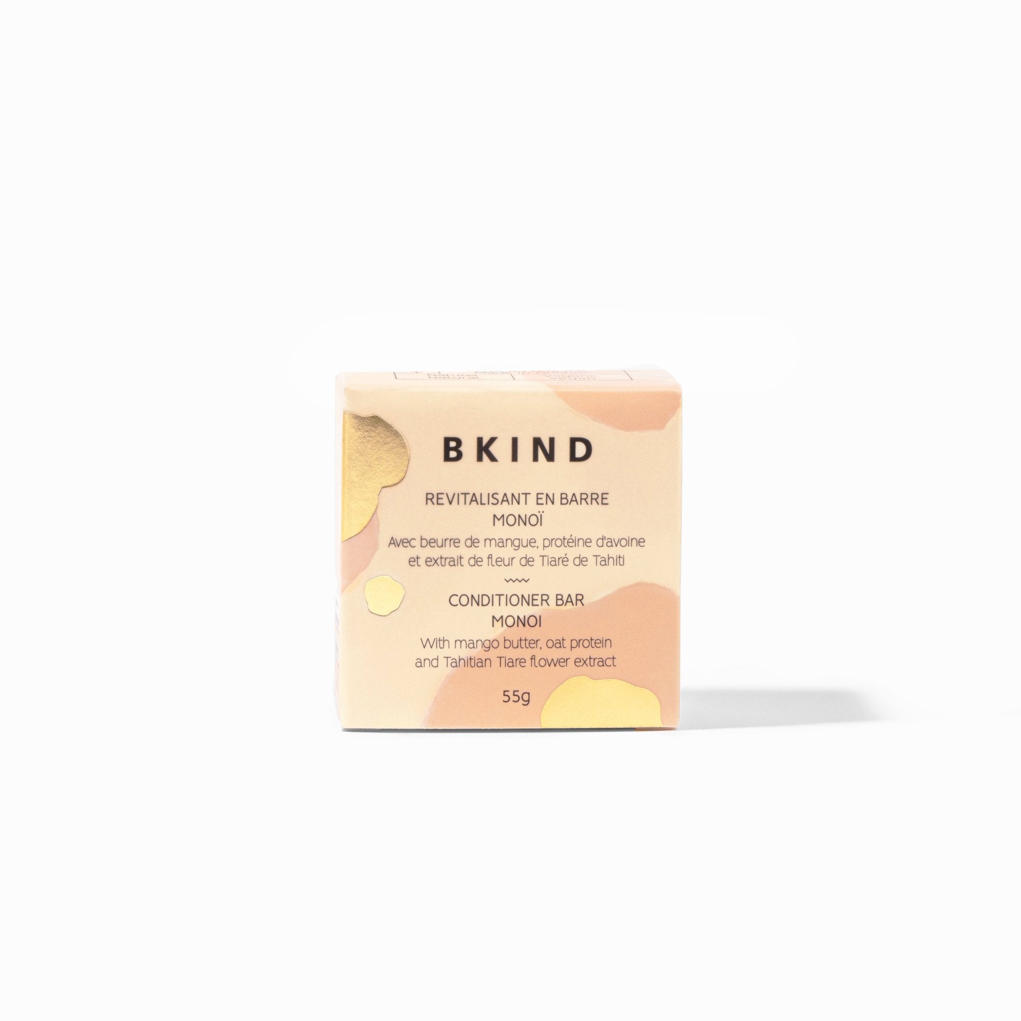 BKIND. Revitalisant en Barre Cheveux Secs ou Fins - 55 g - Concept C. Shop