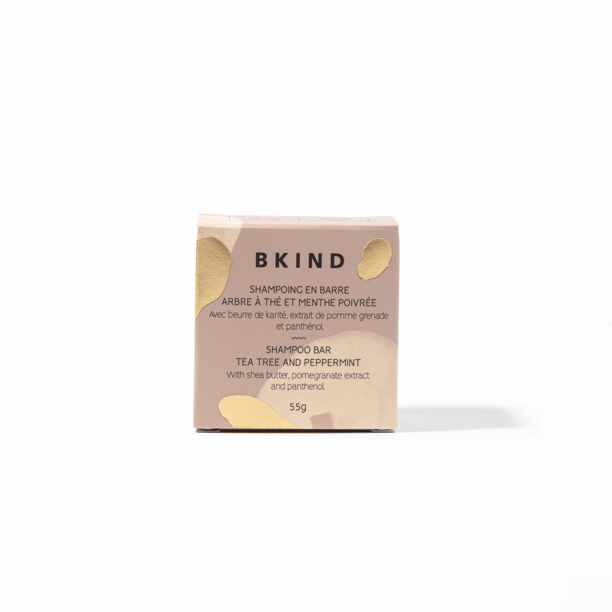 BKIND. Shampoing en Barre Cheveux Colorés ou Blancs - 55 g - Concept C. Shop