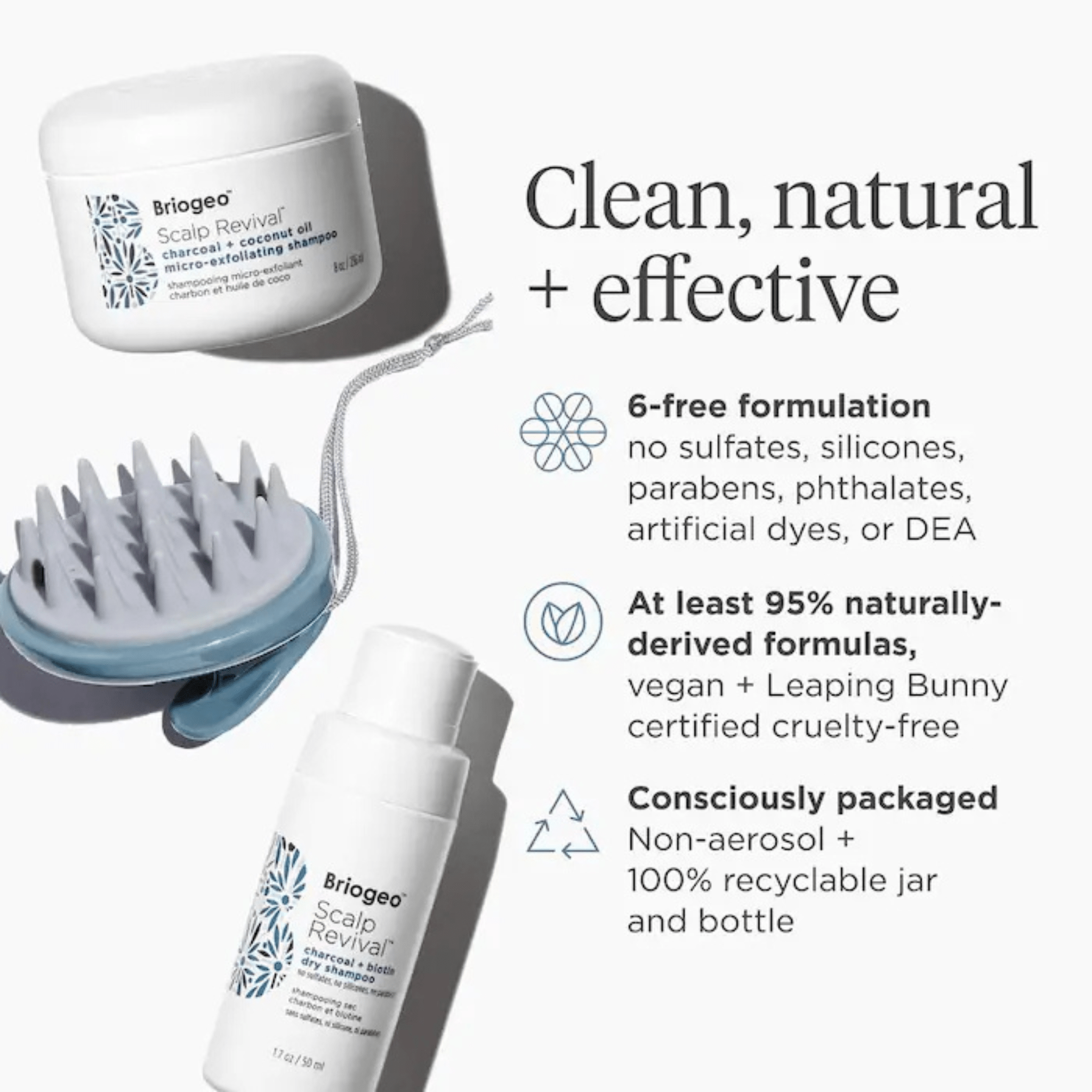 Briogeo. Coffret Trio Essentiels Cuir Chevelu - Scalp Revival - Concept C. Shop