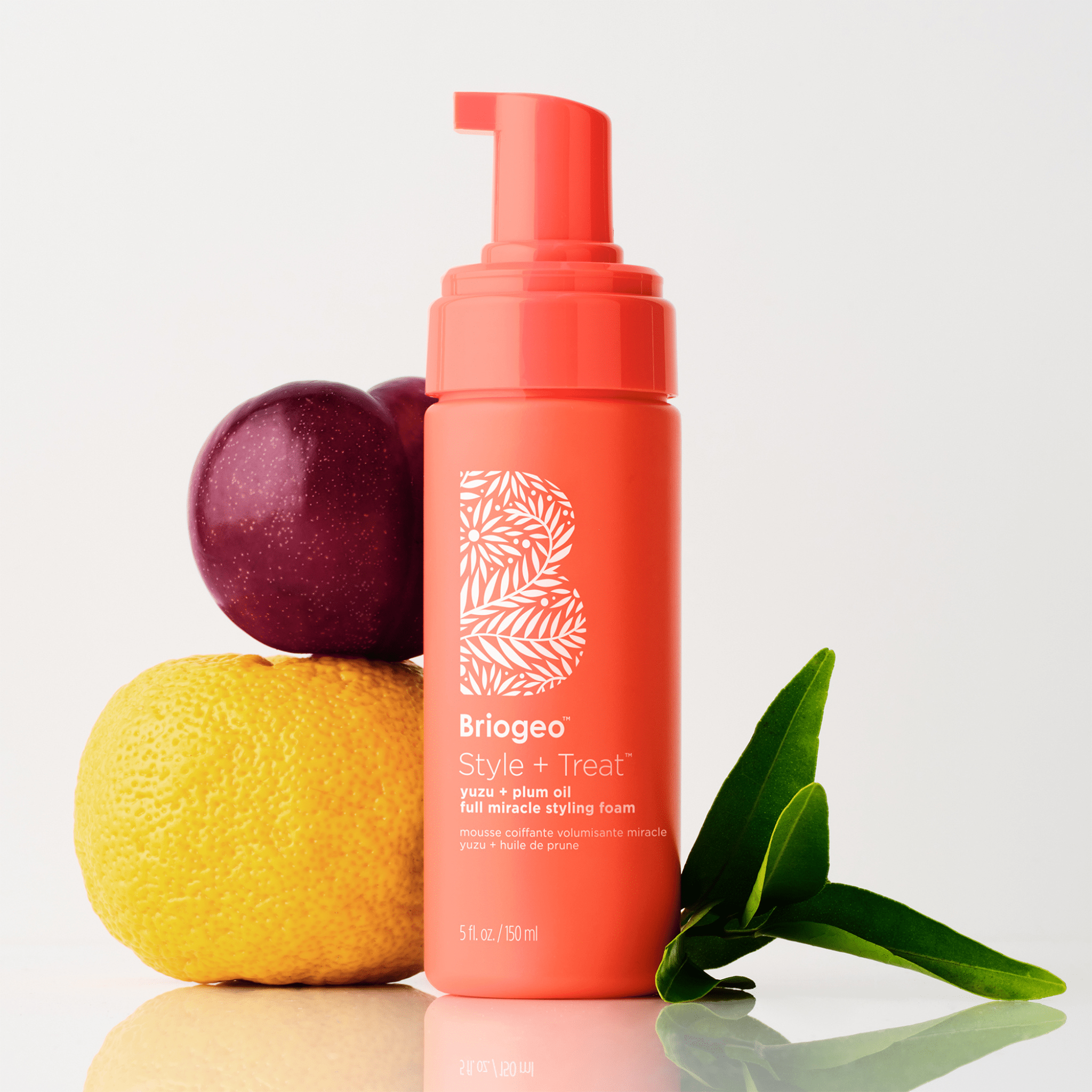 Briogeo. Mousse Coiffante Volumisante Miracle Yuzu et Huile de Prune Style + Treat - 150 ml - Concept C. Shop