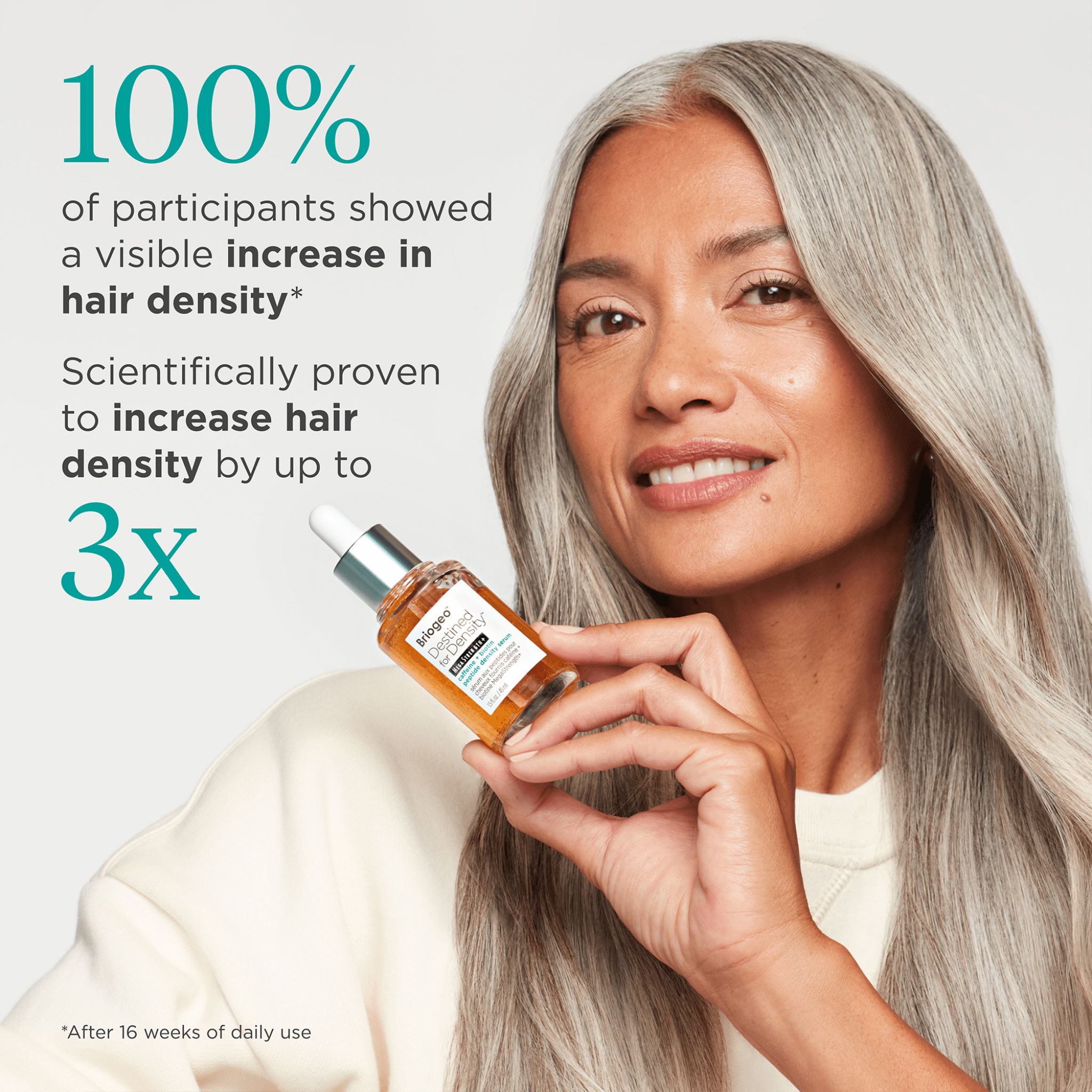 Briogeo. Sérum pour Cheveux Fournis Caféine et Peptides de Biotine MegaStrength Destined for Density - 45 ml - Concept C. Shop