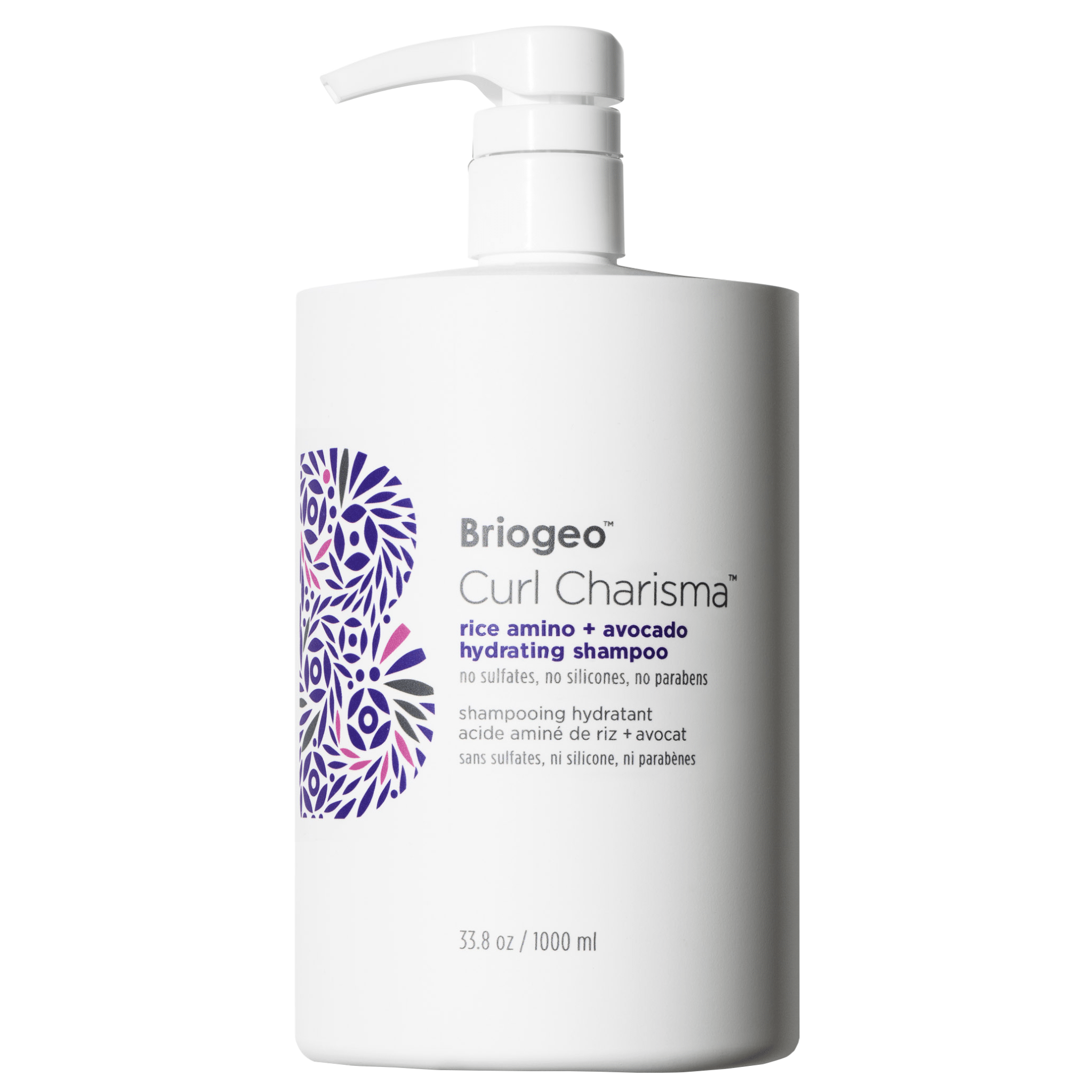 Briogeo. Shampoing Hydratant Acide Aminé de Riz + Avocat Curl Charisma - 1000 ml - Concept C. Shop