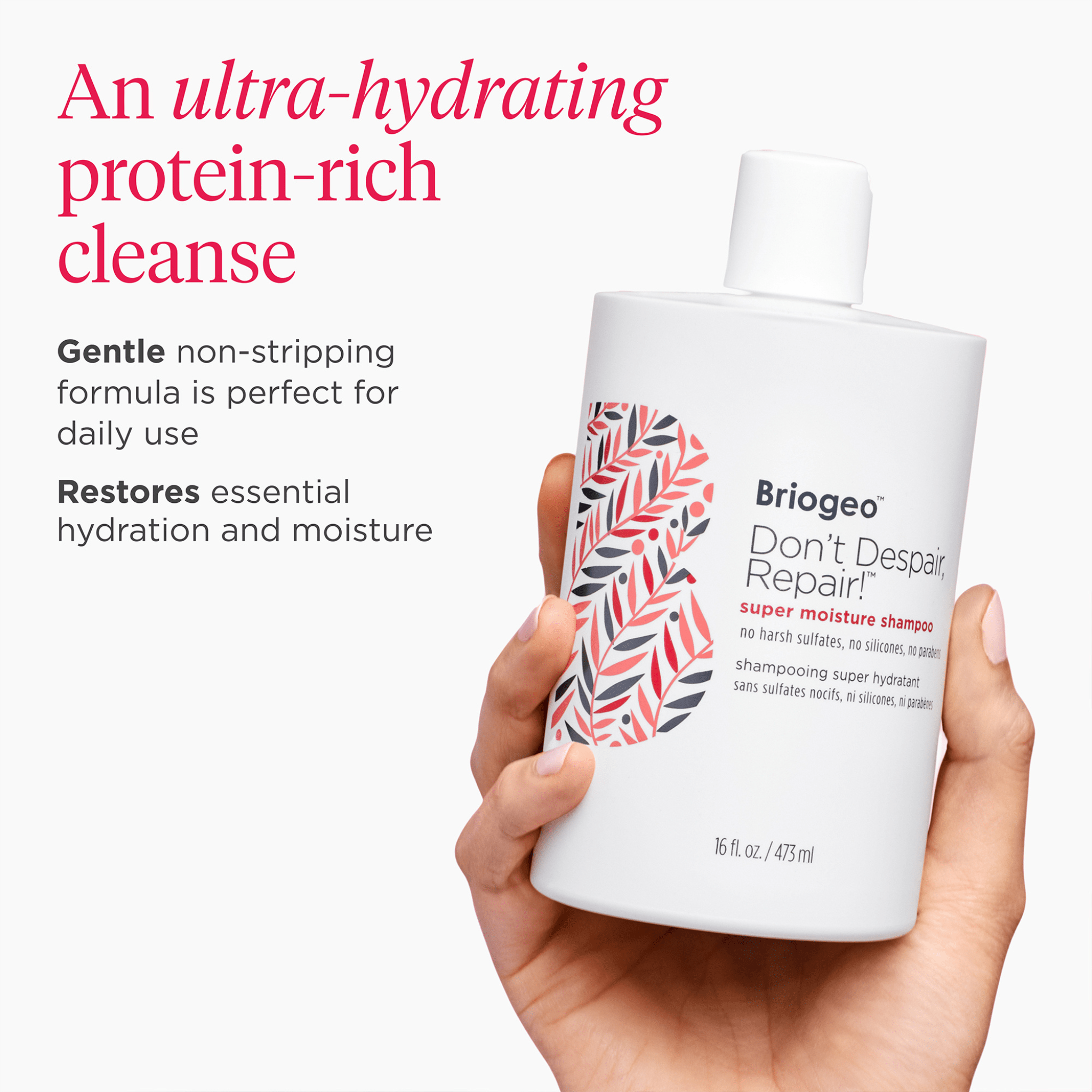 Briogeo. Shampoing Hydratant Riche Don't Despair, Repair - 473 ml - Concept C. Shop