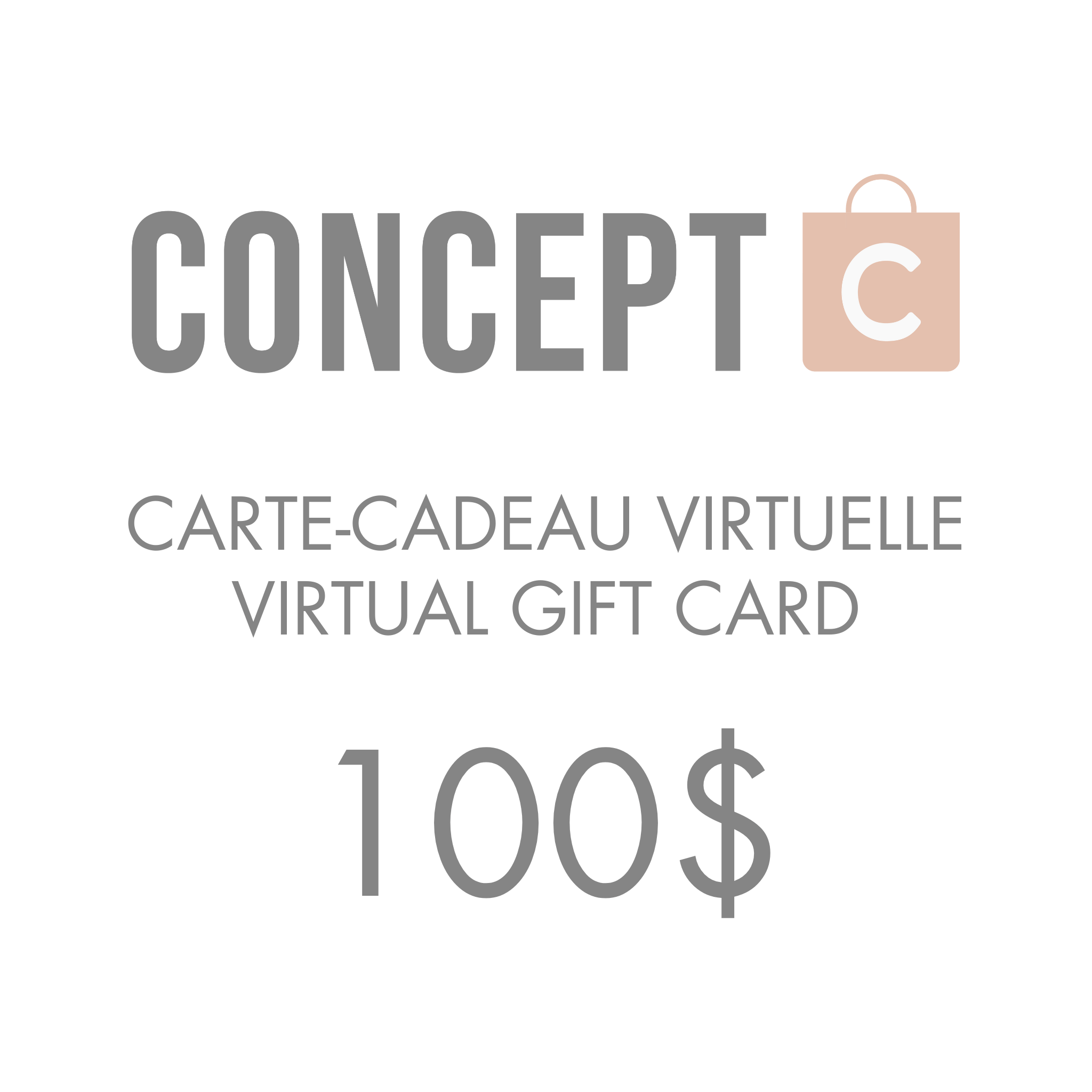 Carte - Cadeau - Concept C. Shop