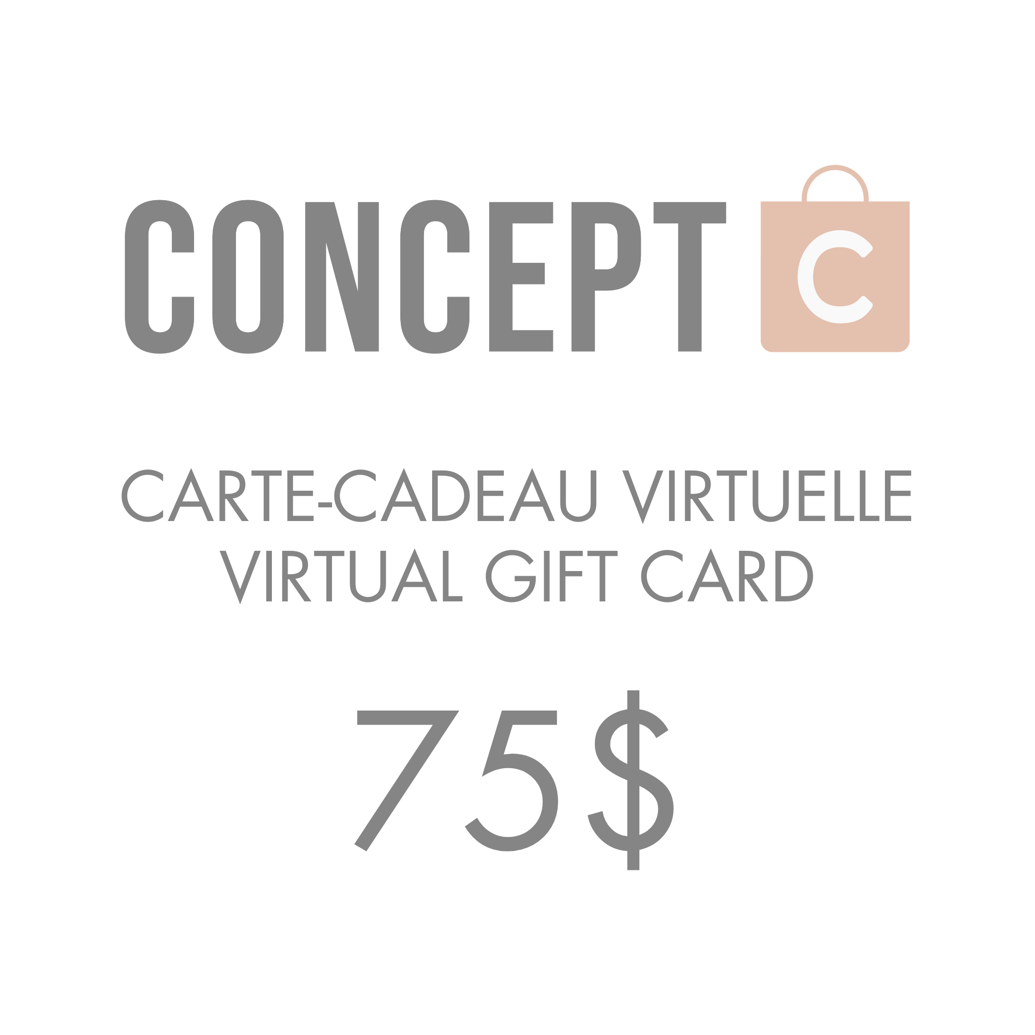 Carte - Cadeau - Concept C. Shop