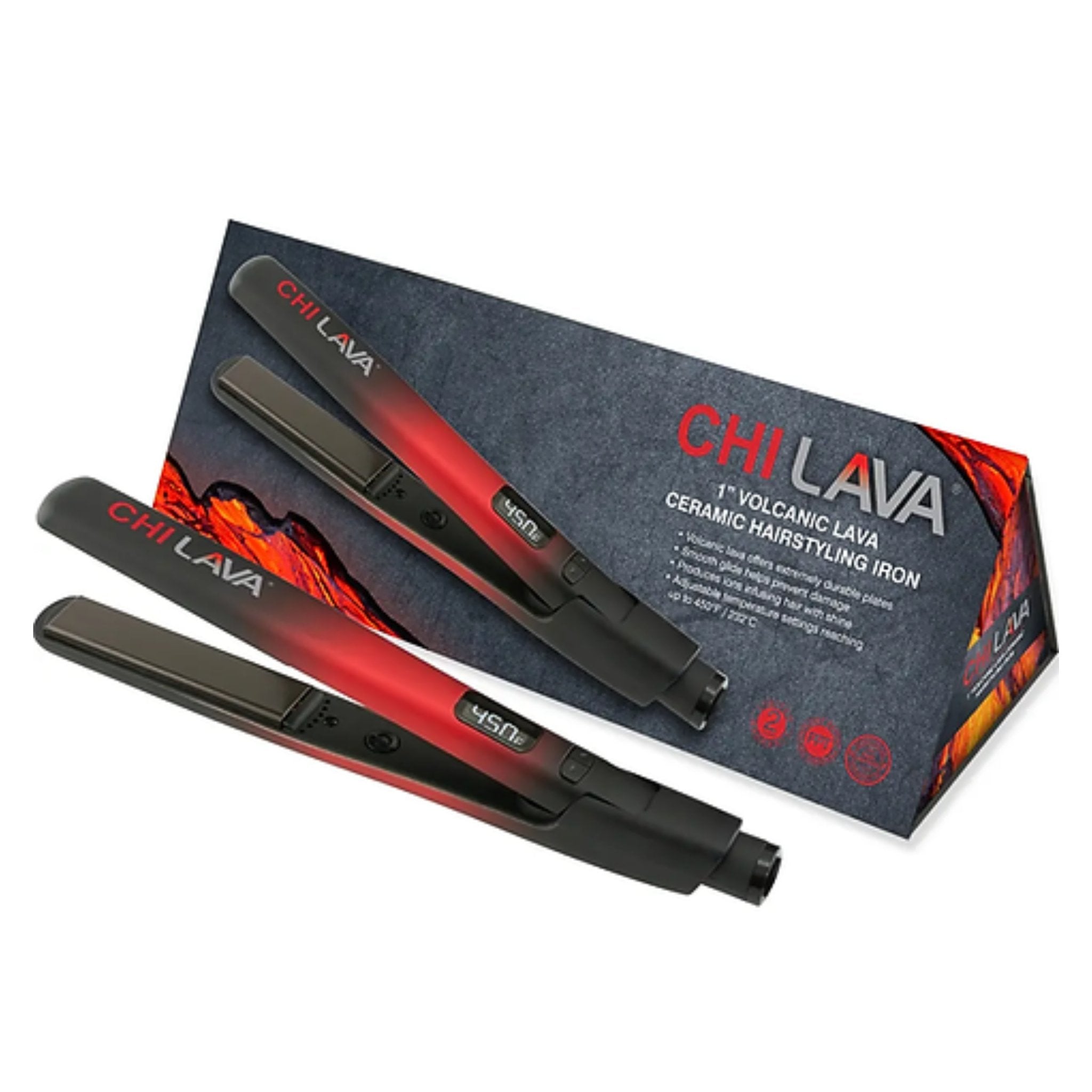 CHI. Fer Plat Plaques De Lave Volcanique Lava - 1 po - Concept C. Shop