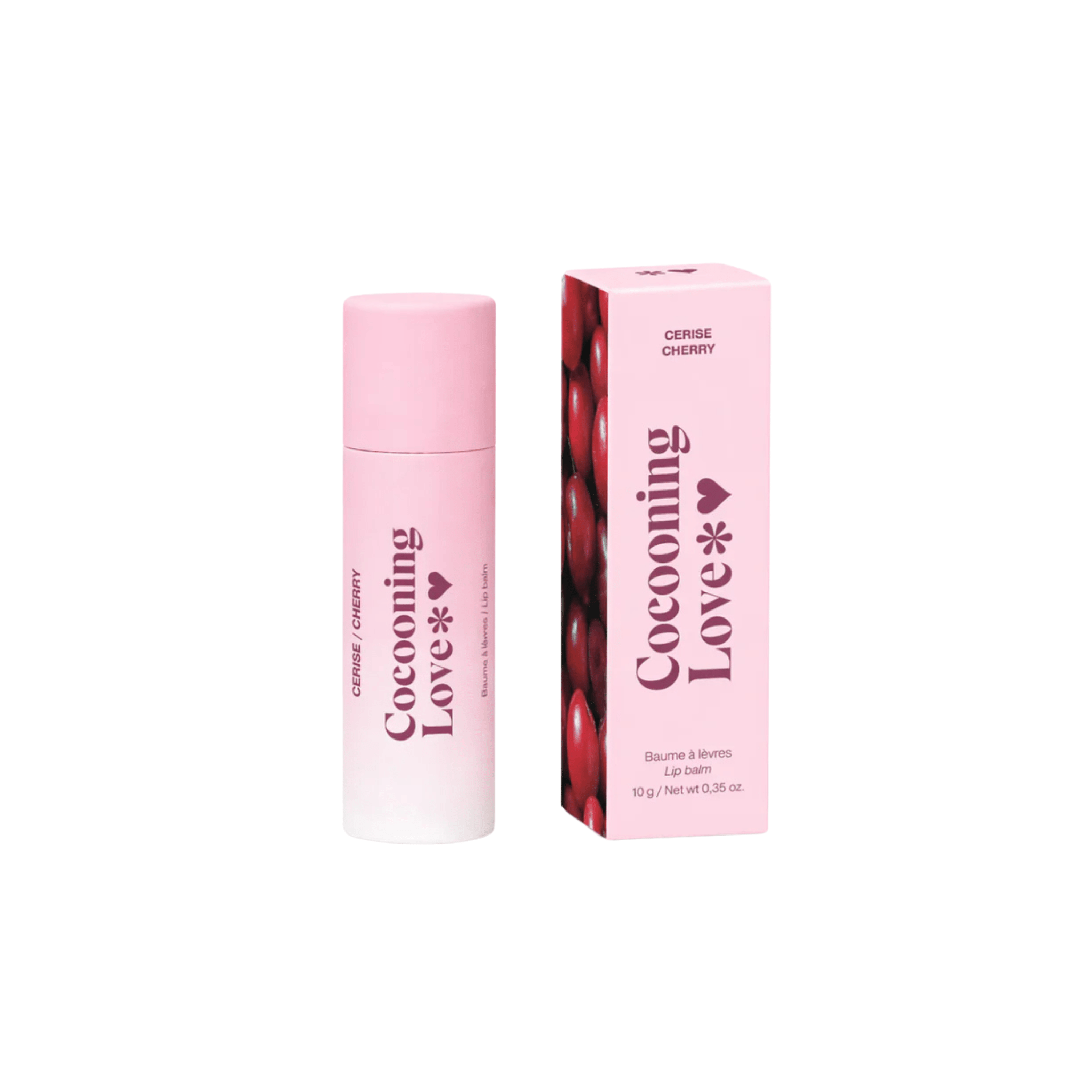 Cocooning Love. Baume à Lèvres Cerise - 10 g - Concept C. Shop