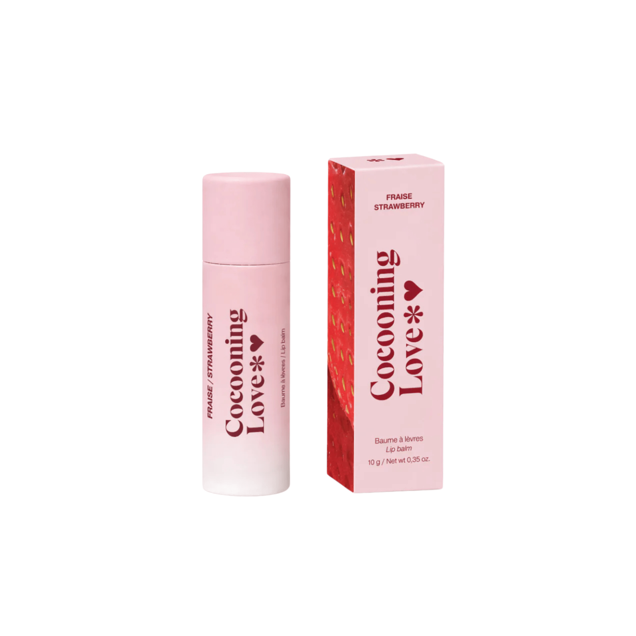 Cocooning Love. Baume à Lèvres Fraise - 10 g - Concept C. Shop