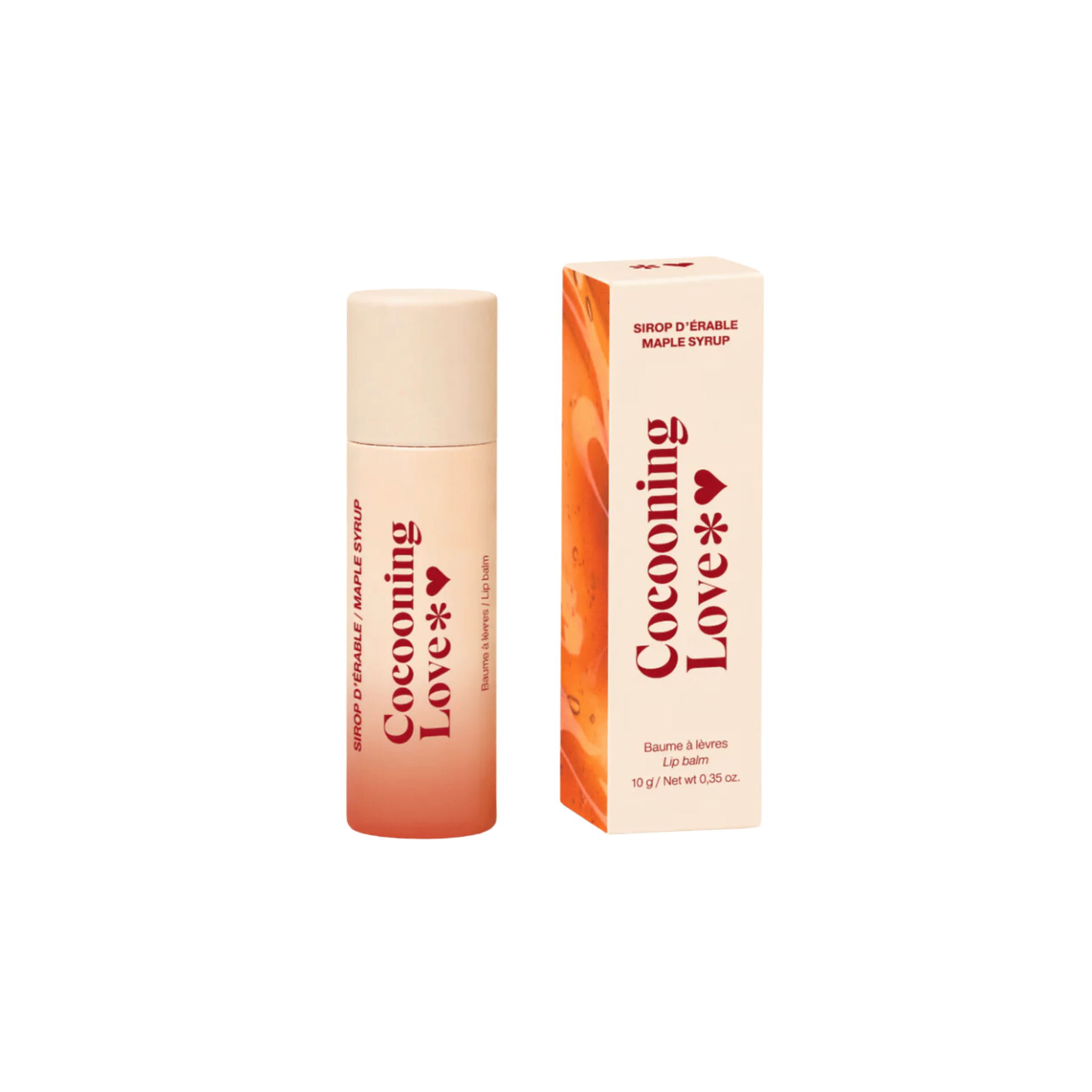 Cocooning Love. Baume à Lèvres Sirop d'Érable - 10 g - Concept C. Shop