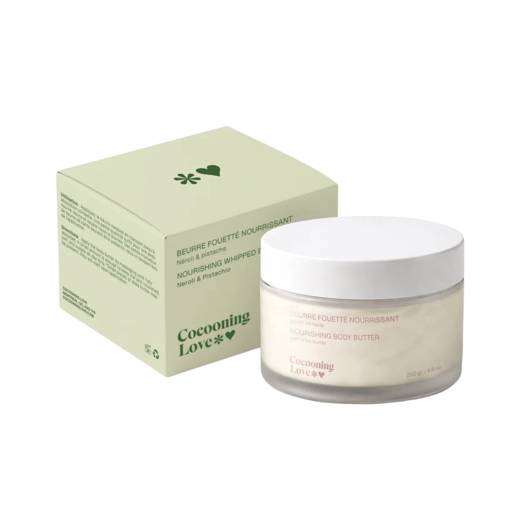 Cocooning Love. Beurre Corporel Fouetté Néroli et Pistache - 240 ml - Concept C. Shop