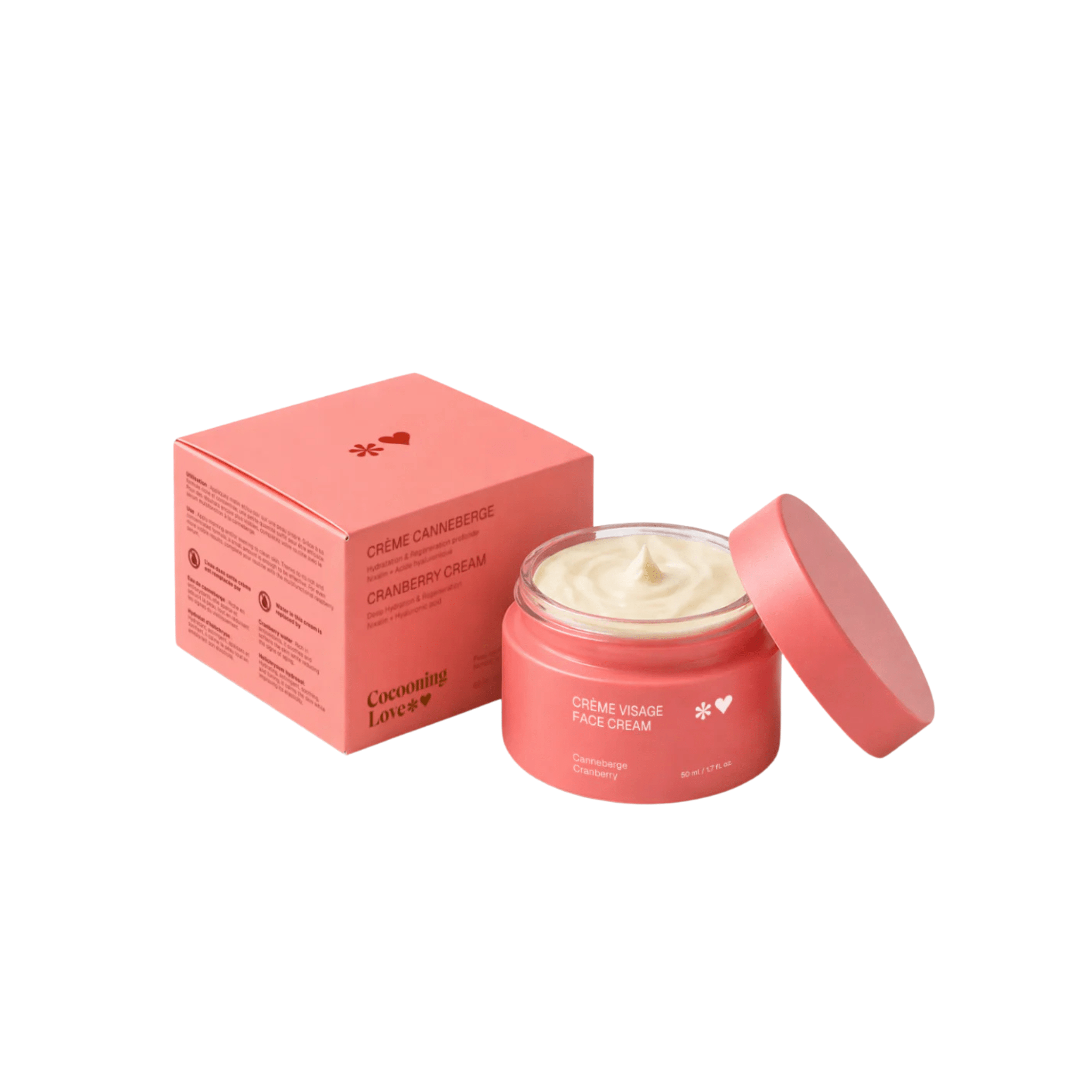 Cocooning Love. Crème Visage Peaux Normales à Sèches Canneberge - 50 ml - Concept C. Shop