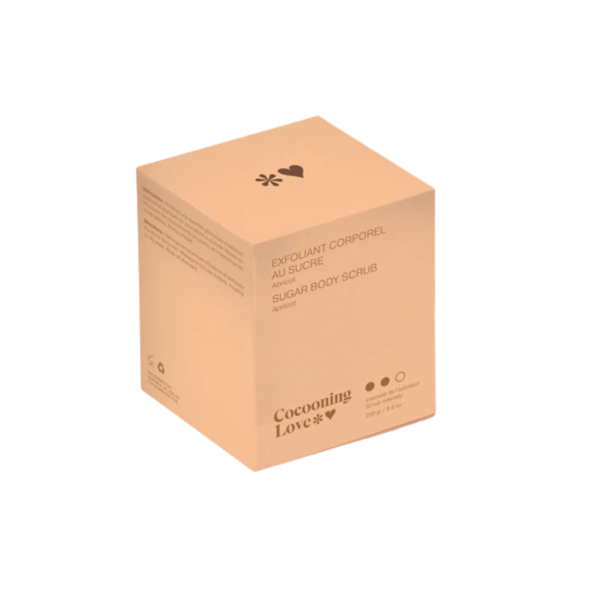 Cocooning Love. Exfoliant Corporel Au Sucre Abricot - 250 g - Concept C. Shop