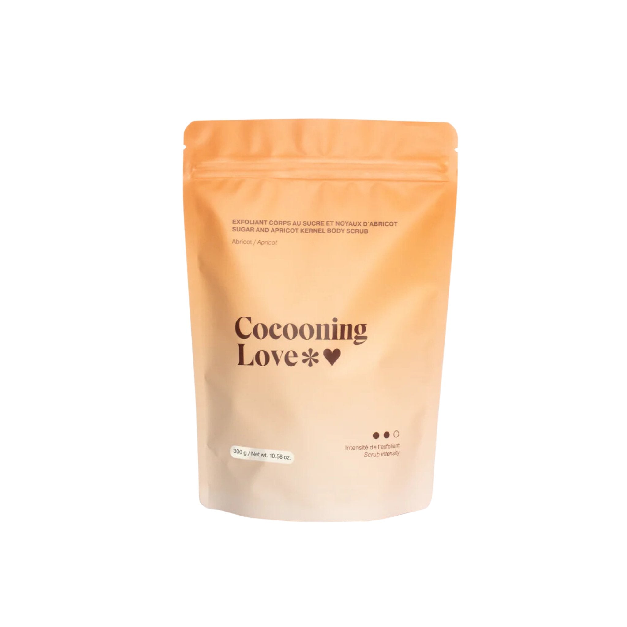 Cocooning Love. Exfoliant Corps au Sucre - Abricot - 300 gr - Concept C. Shop
