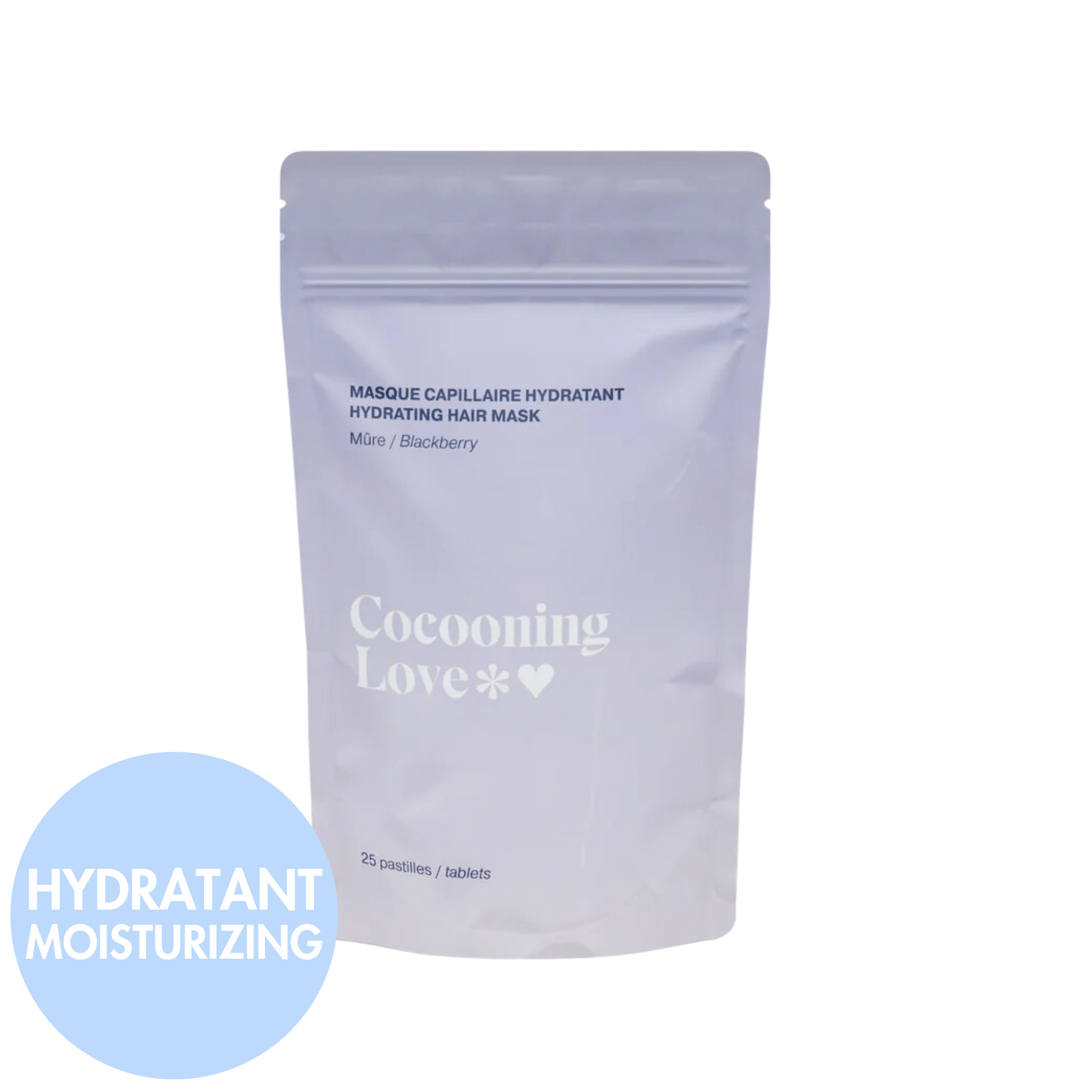 Cocooning Love. Masque Capillaire Hydratant Mûre - 25 Pastilles - Concept C. Shop