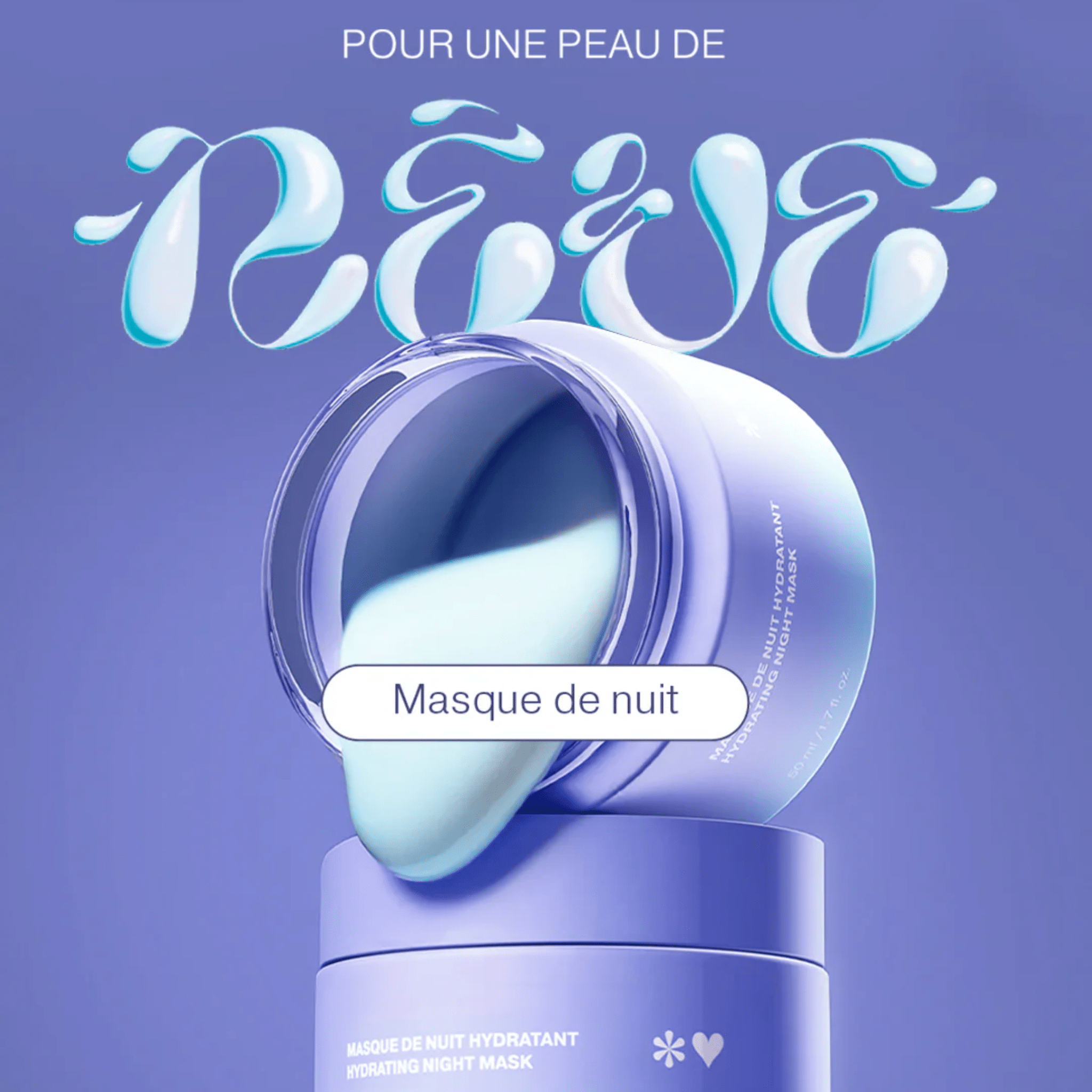 Cocooning Love. Masque De Nuit Hydratation Intense - 50 ml - Concept C. Shop