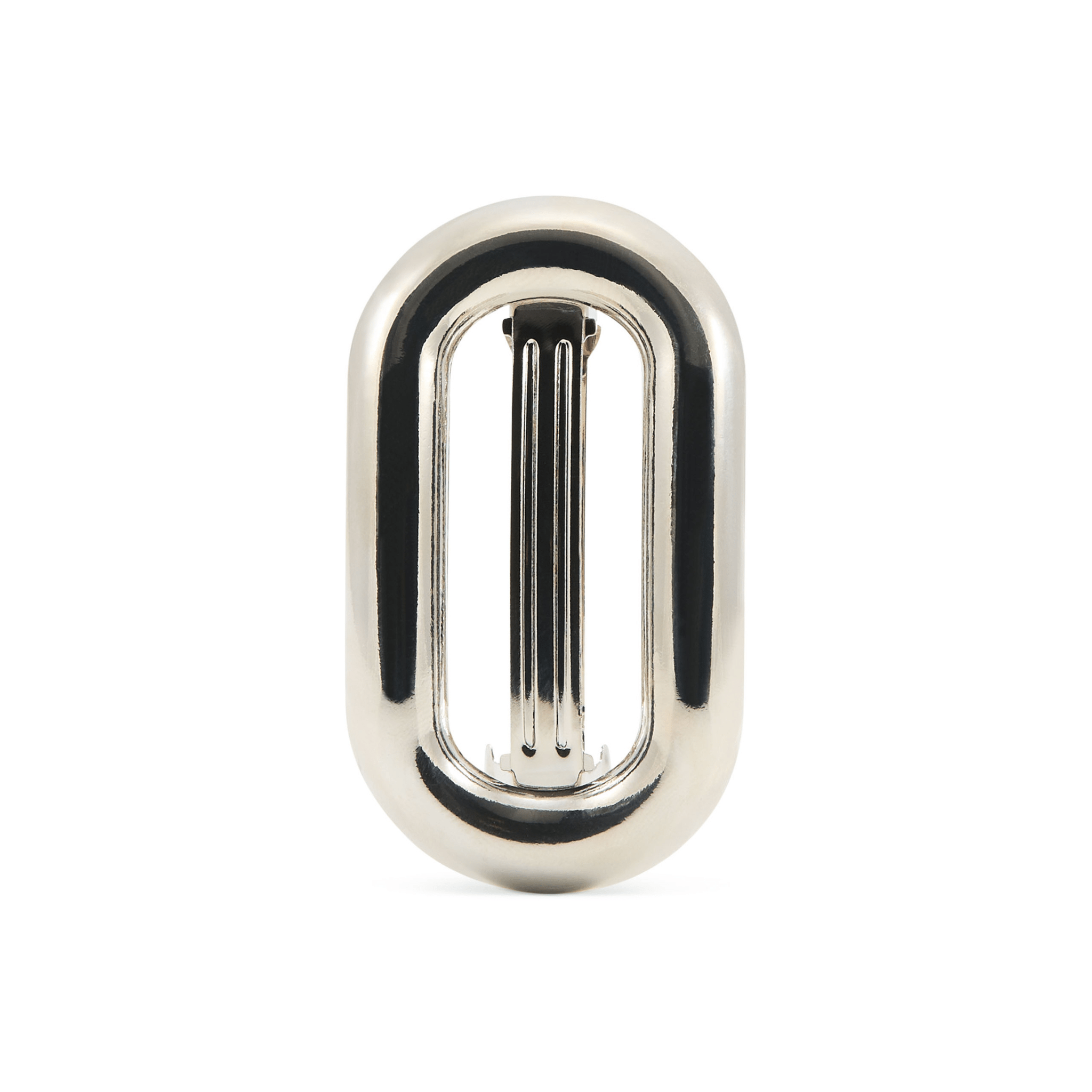 Concept C. Barrette Métallique Ovale - Argent - Concept C. Shop
