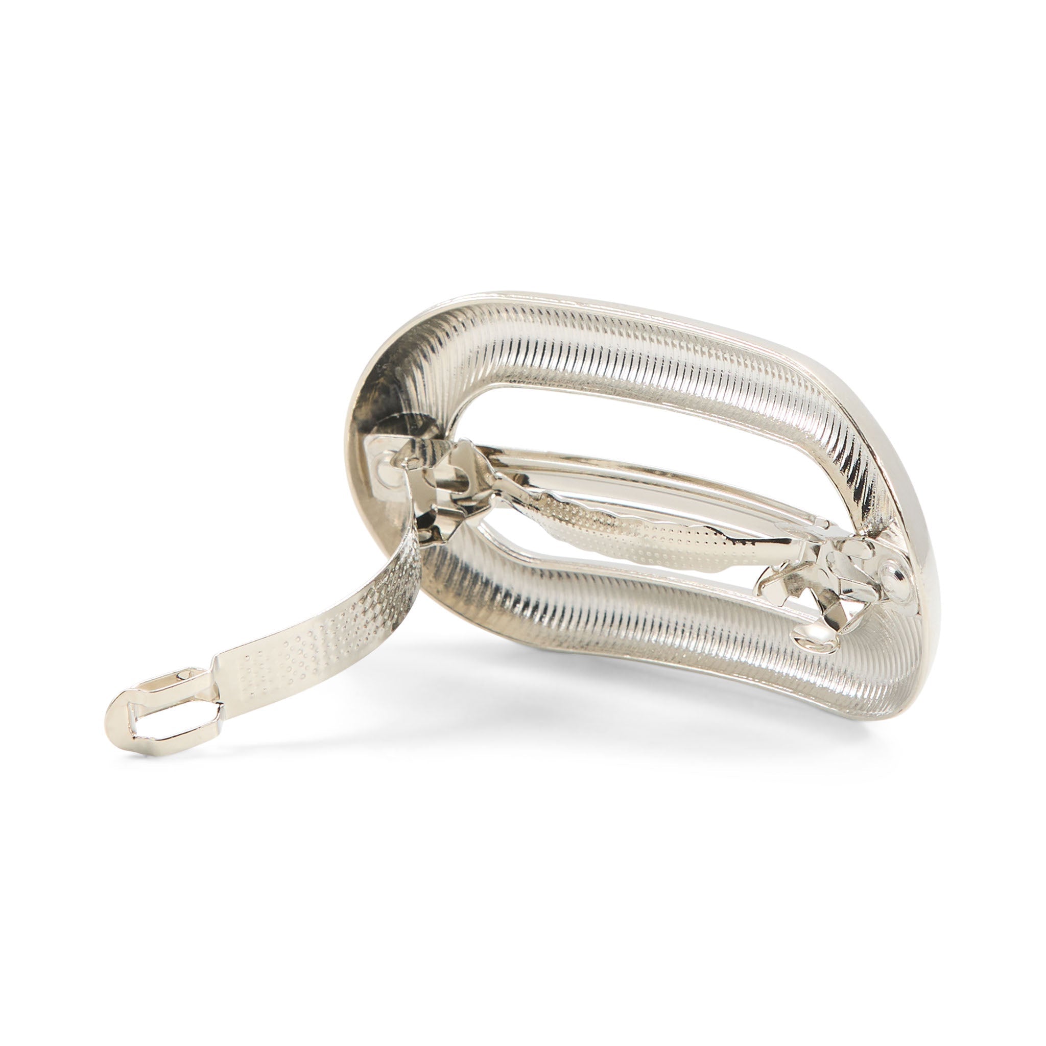 Concept C. Barrette Métallique Ovale - Argent - Concept C. Shop