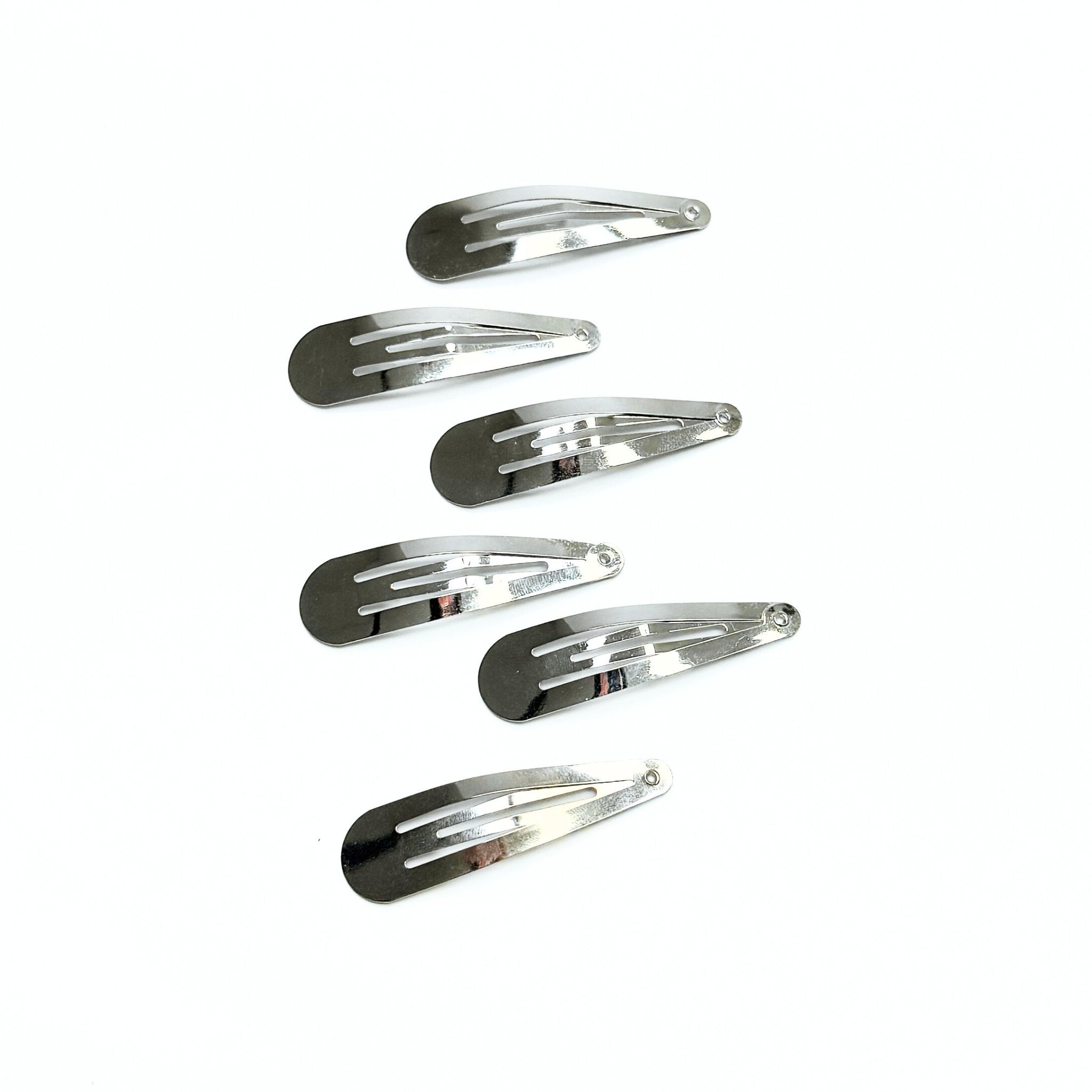 Concept C. Barrettes de Métal Argent - 6 Pcs - Concept C. Shop