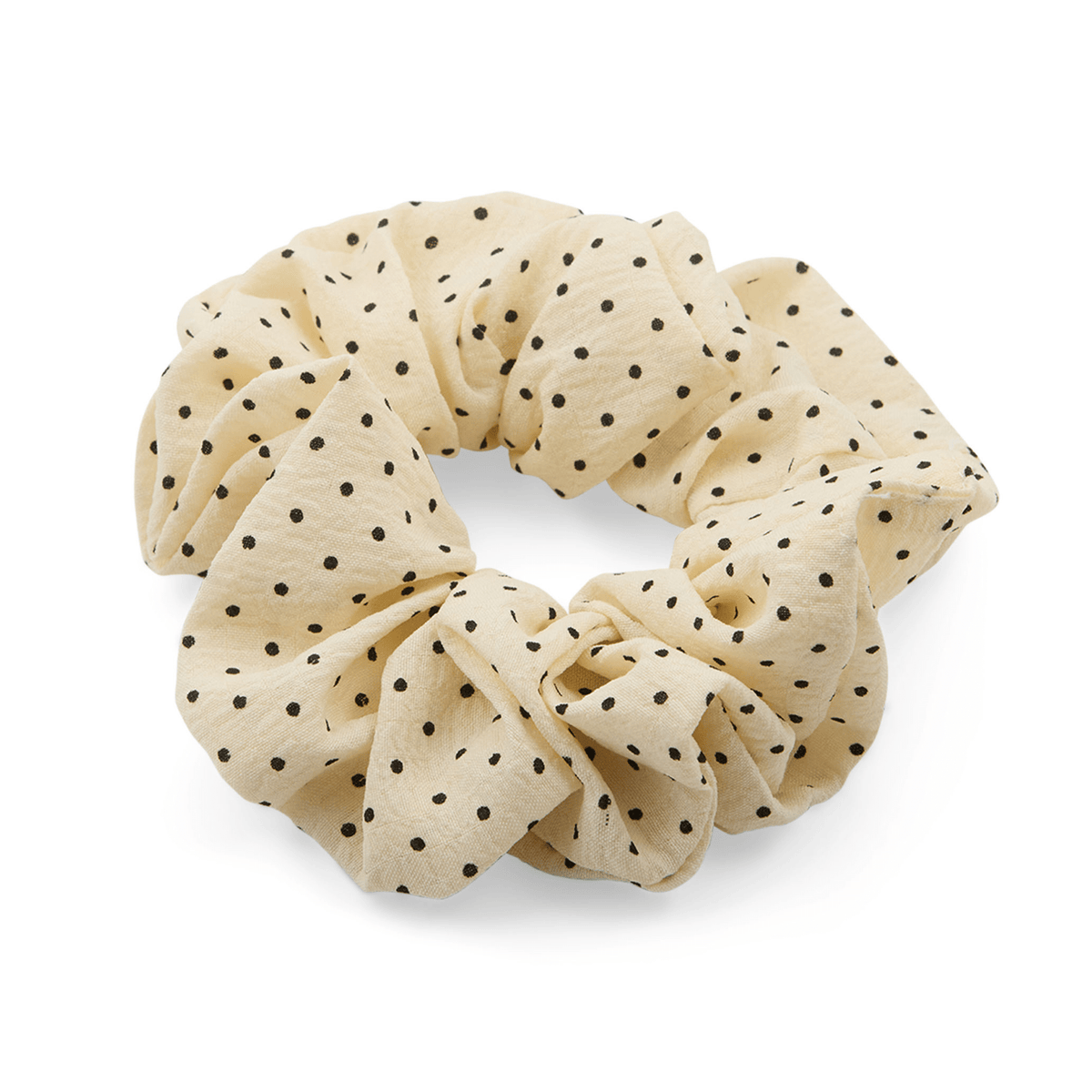 Gisou Brown Polka Dot Hair Scrunchie Scrunchies Polka Dot Silky Satin Women Girls BUY 1 GET 1  main image 4