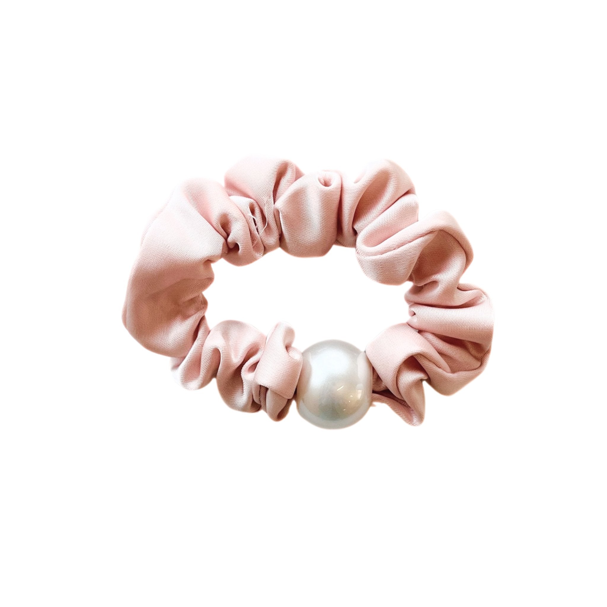 Concept C. Chouchou Avec Perle Rose Pâle - Concept C. Shop