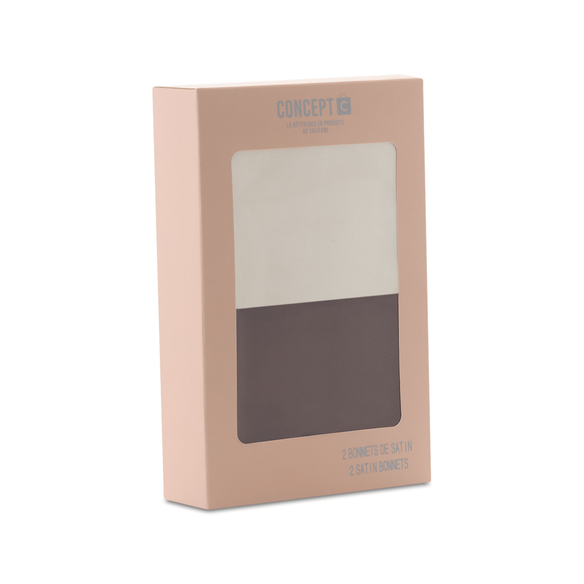 Concept C. Duo Bonnet de Satin - Chocolat et Champagne - Concept C. Shop