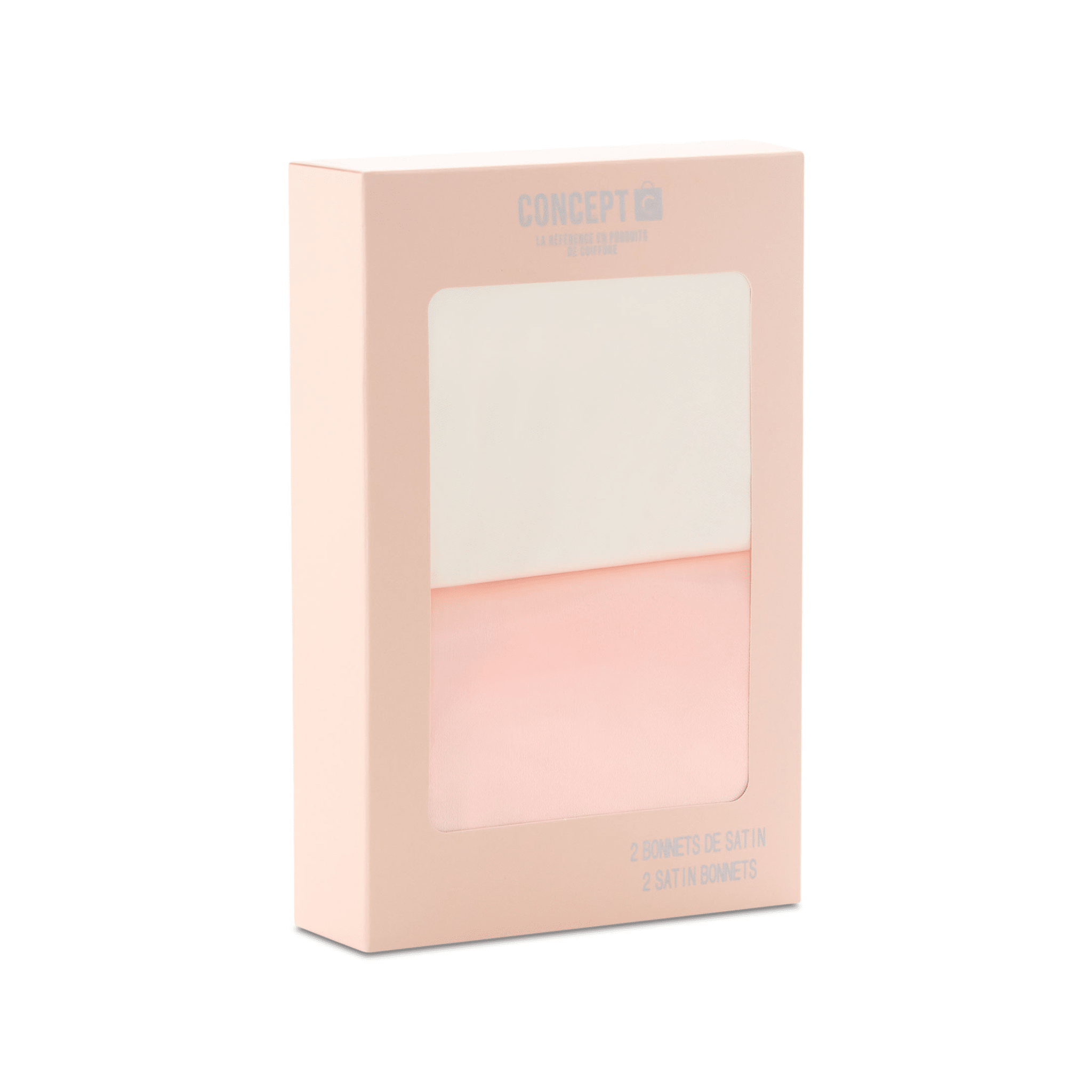 Concept C. Duo Bonnet de Satin - Rose et Champagne - Concept C. Shop